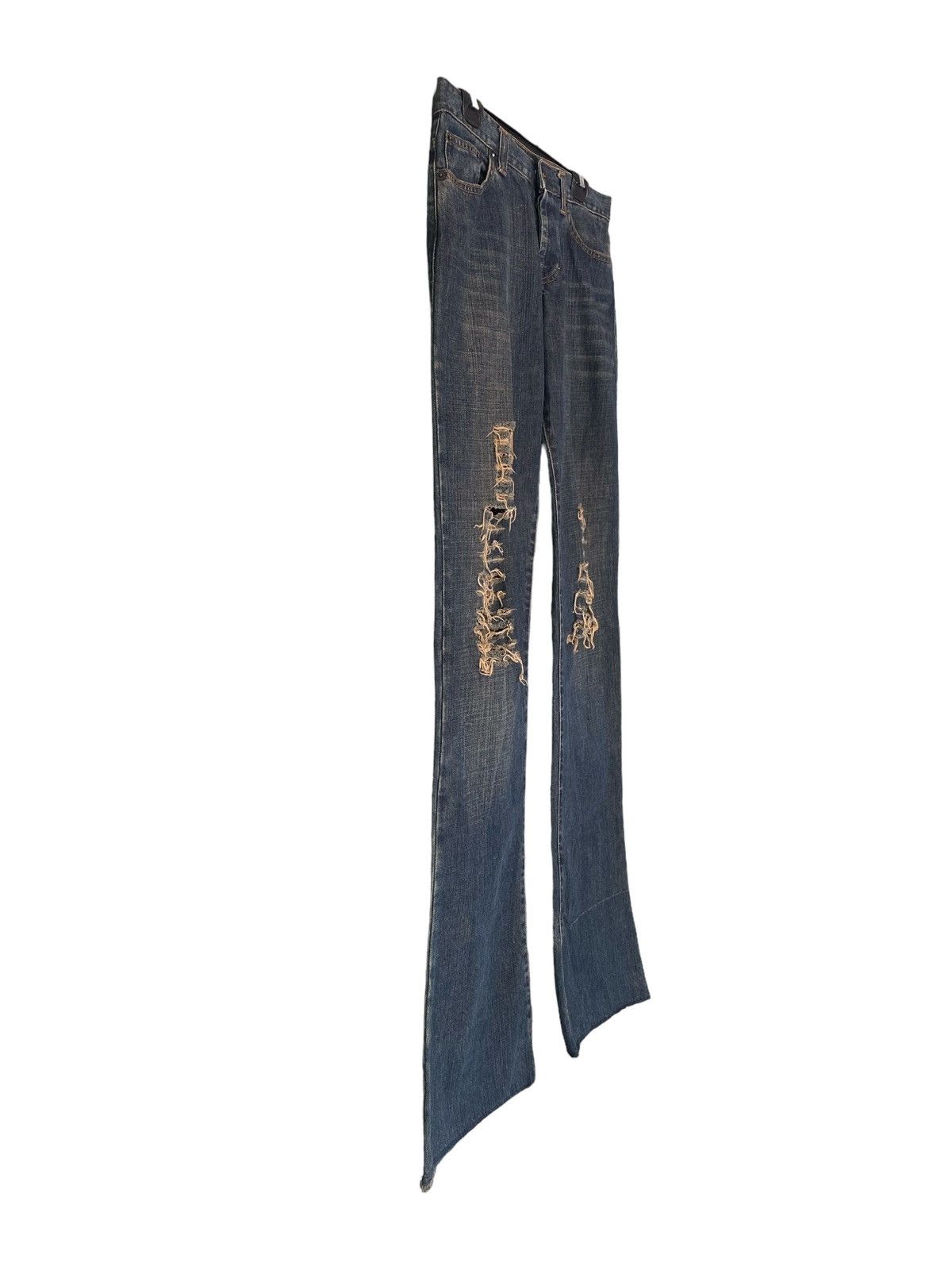 Dolce & Gabbana Rare DOLCE & GABBANA Distressed Flare Jeans W32” Size 32" / US 10 / IT 46 - 7 Thumbnail