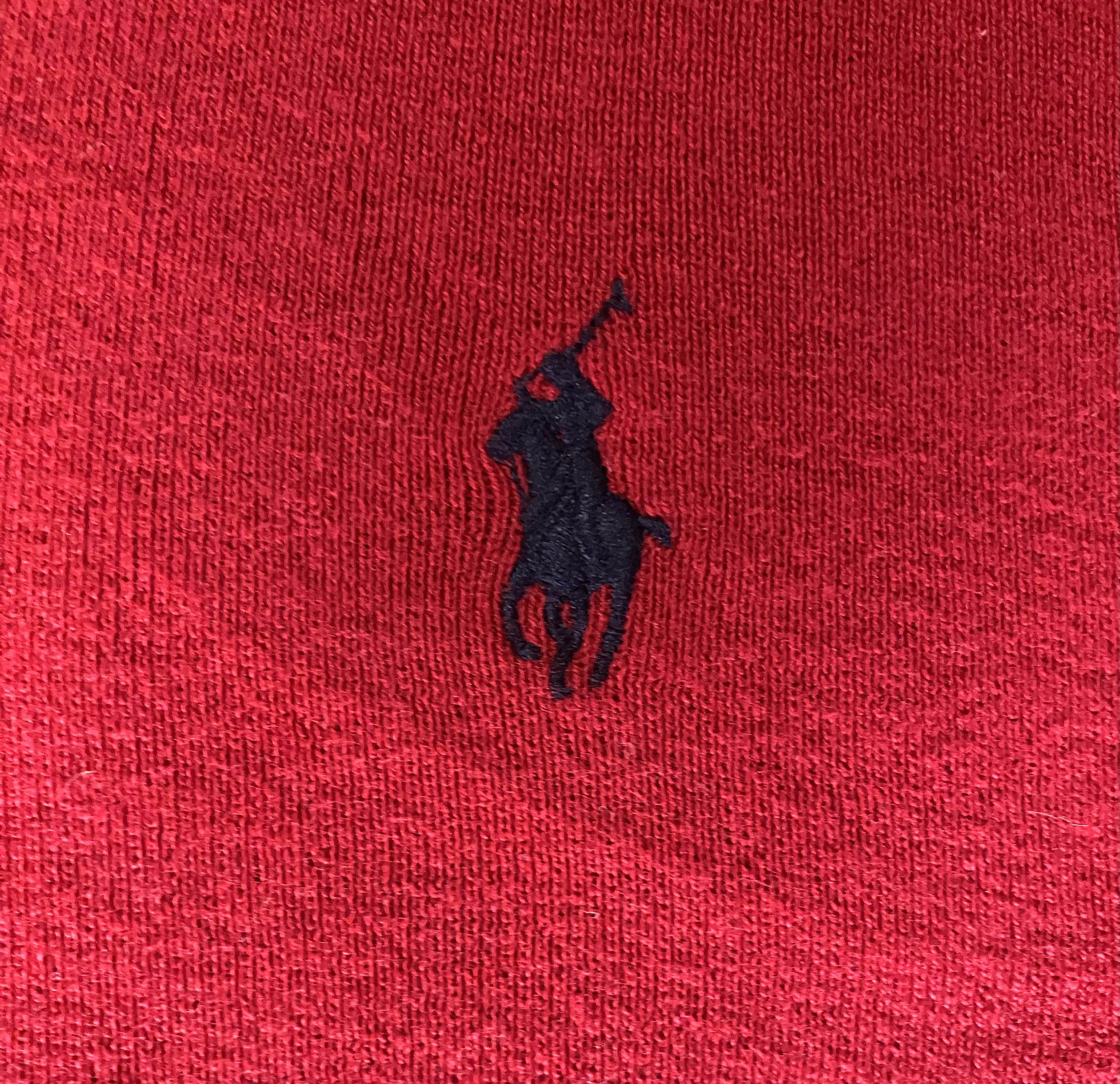 Polo Ralph Lauren Polo Ralph Lauren red extra large V Neck Jumper / sweater Size US XL / EU 56 / 4 - 3 Thumbnail