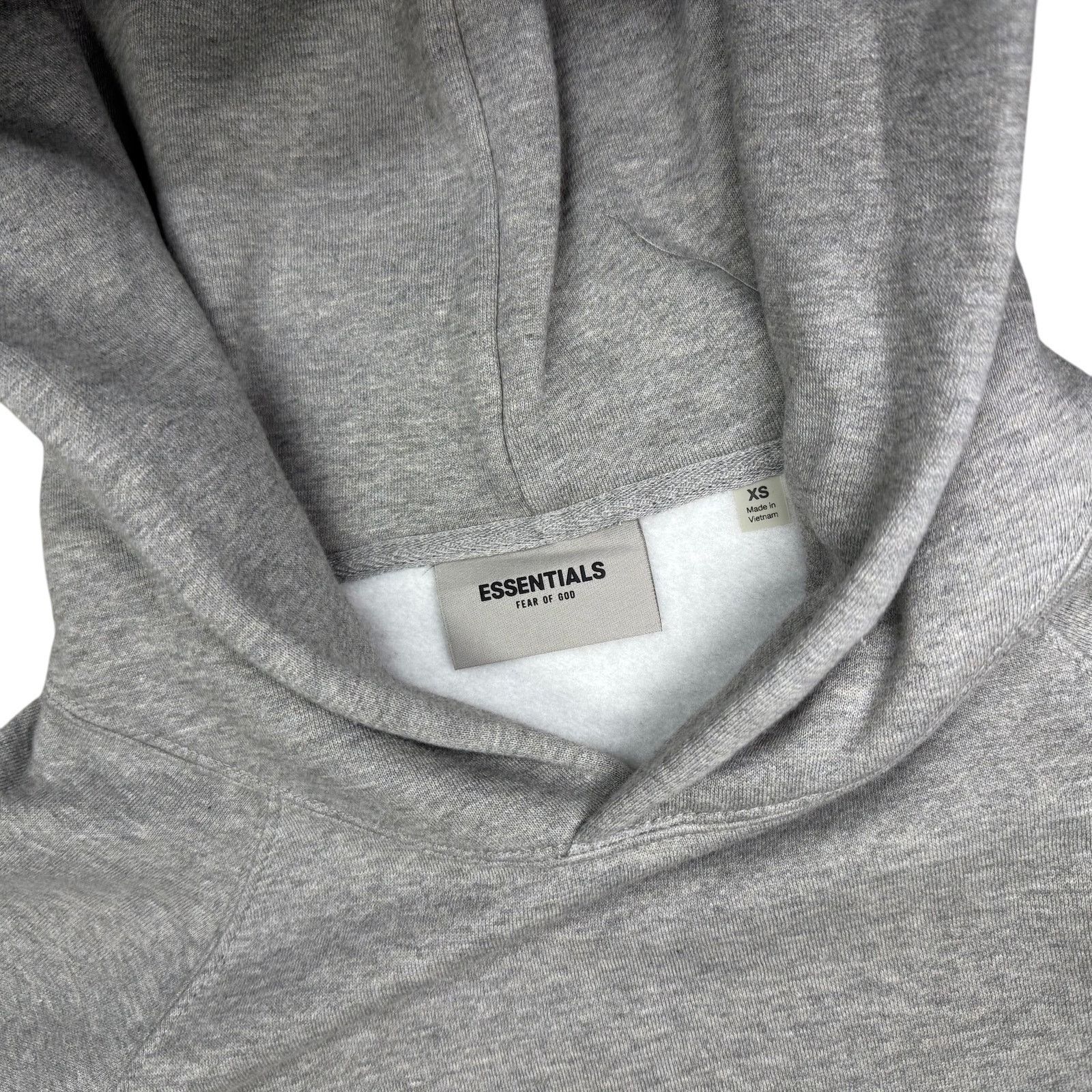 Fear of God FOG Essentials Pullover Hoodie Applique Logo Heather Oat Size US XS / EU 42 / 0 - 2 Thumbnail