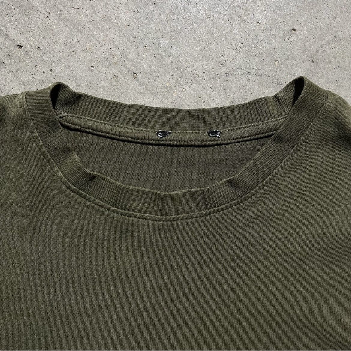Pacsun Crazy Cropped Vintage PacSun Olive Tee - Mens XL (tag cut) Size US L / EU 52-54 / 3 - 2 Thumbnail