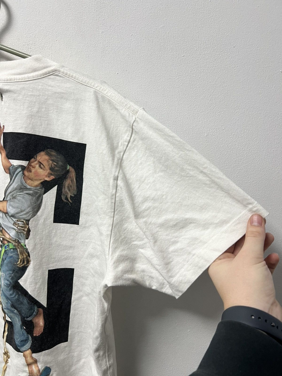 Off-White Off White T-shirt Big Logo Luxury Size XL Size US XL / EU 56 / 4 - 6 Thumbnail