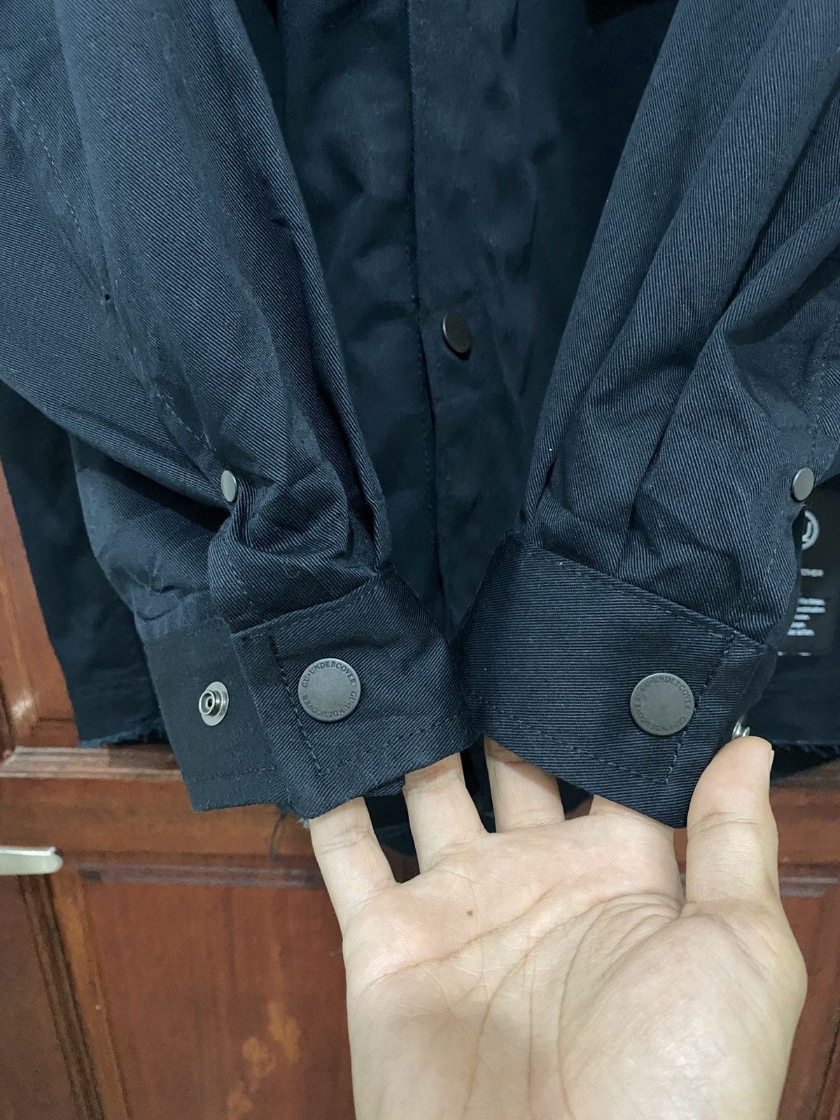 Jun Takahashi × Undercover 🔥 Gu X Undercover Field Military Black Utility Jacket Size US L / EU 52-54 / 3 - 13 Thumbnail