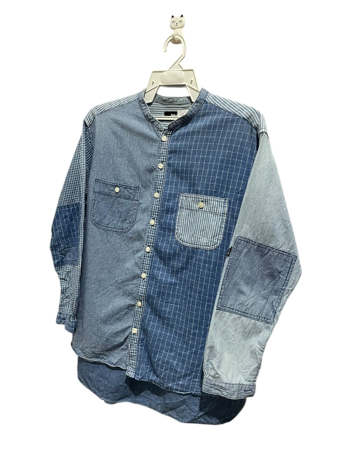Ne-Net Issey Miyake Ne-Net Denim Shirt Size US M / EU 48-50 / 2 - 2 Thumbnail