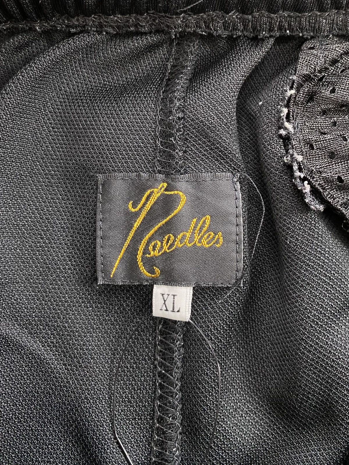 Needles AW17 Needles Poly Smooth Black Purple XL Track Pants Size US 32 / EU 48 - 6 Thumbnail