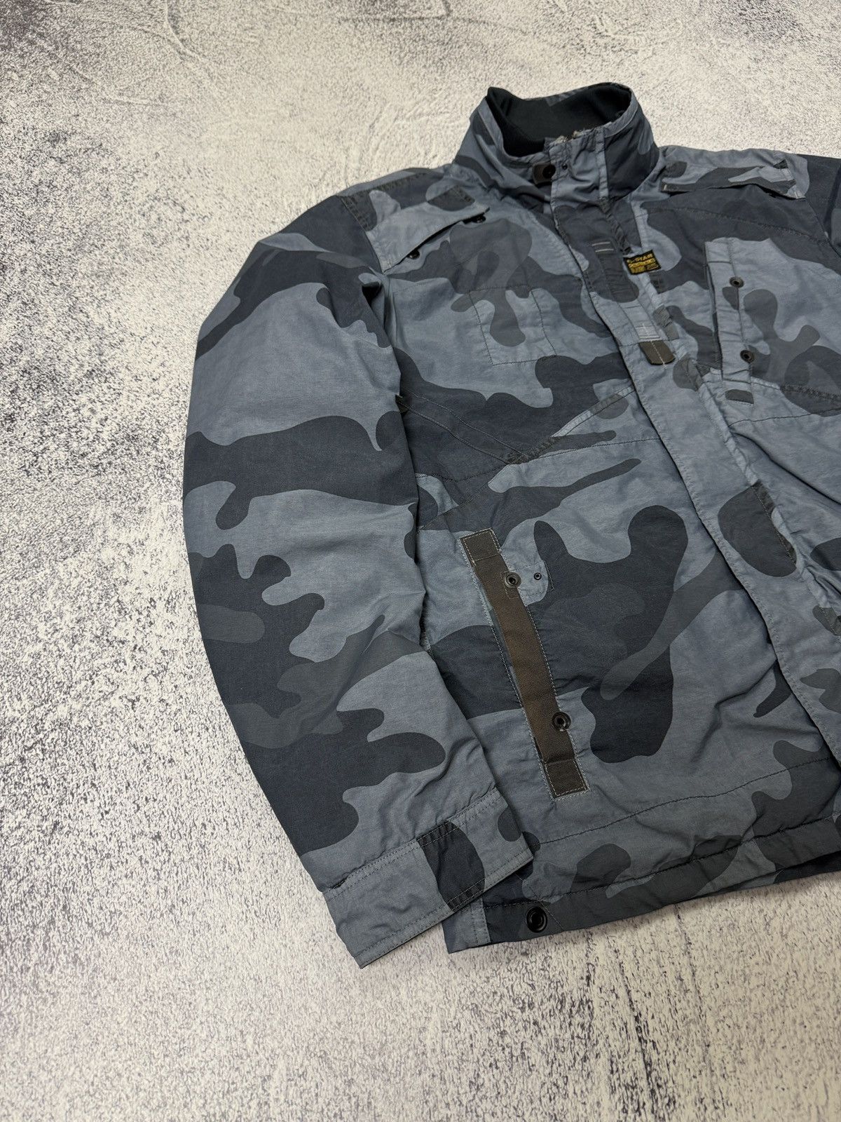 G-Star G-Star Raw Military Multipockets Camo Light Jacket Full Zip Size US XL / EU 56 / 4 - 2 Thumbnail
