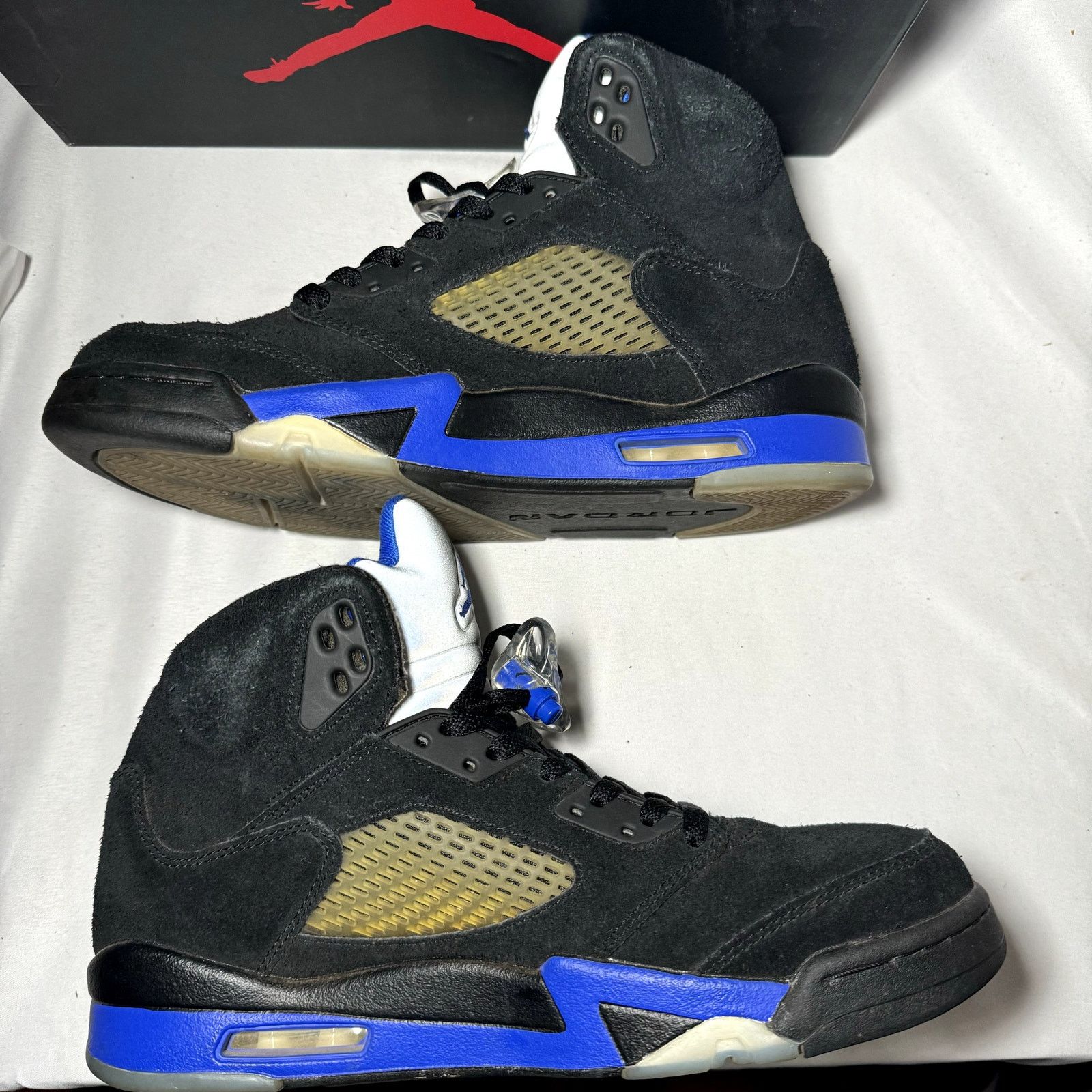 Jordan Brand × Nike Size 10 - Nike Air Jordan 5 Retro Racer Blue Men's Shoes Size US 10 / EU 43 - 3 Thumbnail