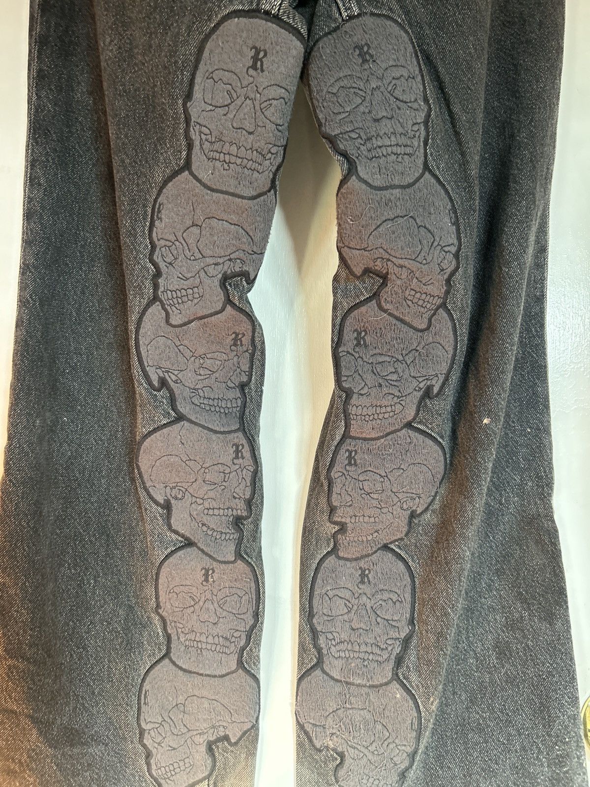 Revenge Revenge Skull Denim Size US 30 / EU 46 - 2 Thumbnail