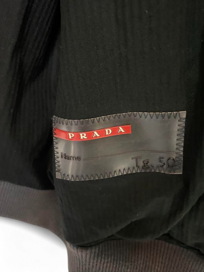 Prada Prada Sport - L Vintage SS06 Gray Black Nylon Leather Size US L / EU 52-54 / 3 - 8 Thumbnail