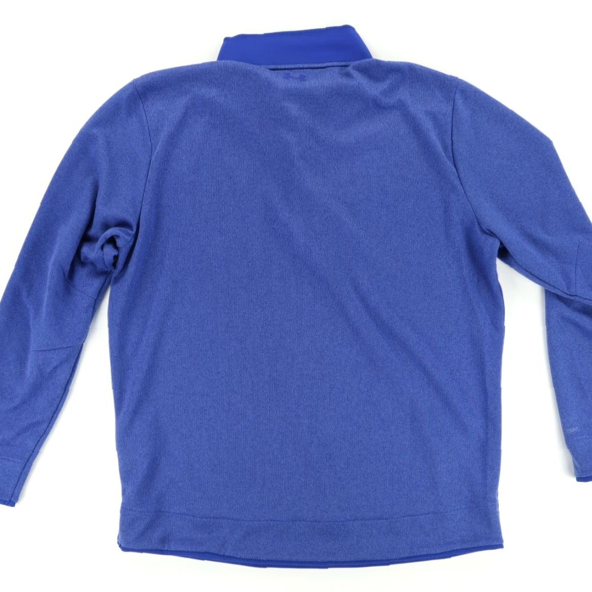 Under Armour Under Armour Golf Pullover 1/4 Snap Solid Mock Long Sleeve Sweatshirt Blue Men's 2XL Size US XXL / EU 58 / 5 - 4 Thumbnail