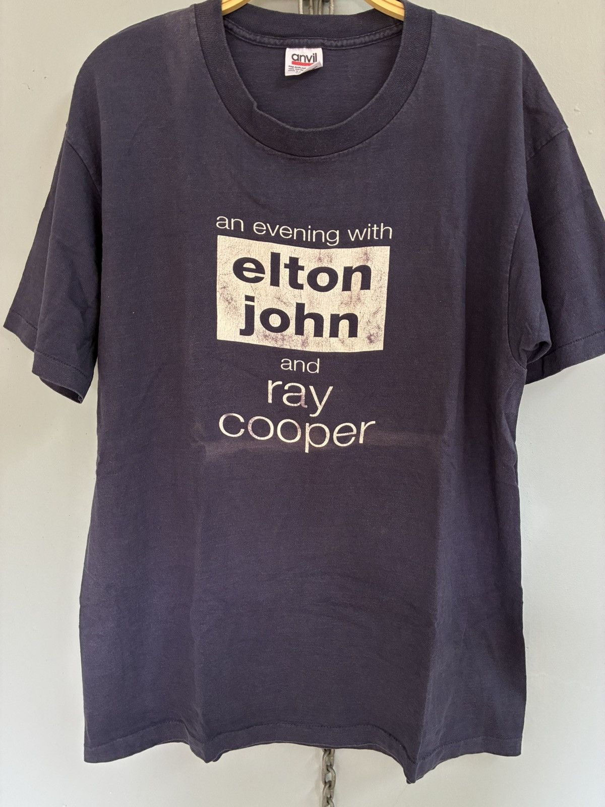 Band Tees Vintage 90s Elton John and Ray Cooper tour t shirt Size US XL / EU 56 / 4 - 3 Thumbnail