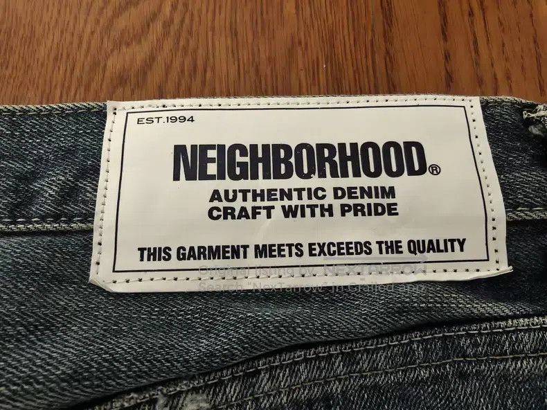 Neighborhood Neighborhood size M Bull King Destroyed Patch Denim Pants Size US 27 - 4 Thumbnail