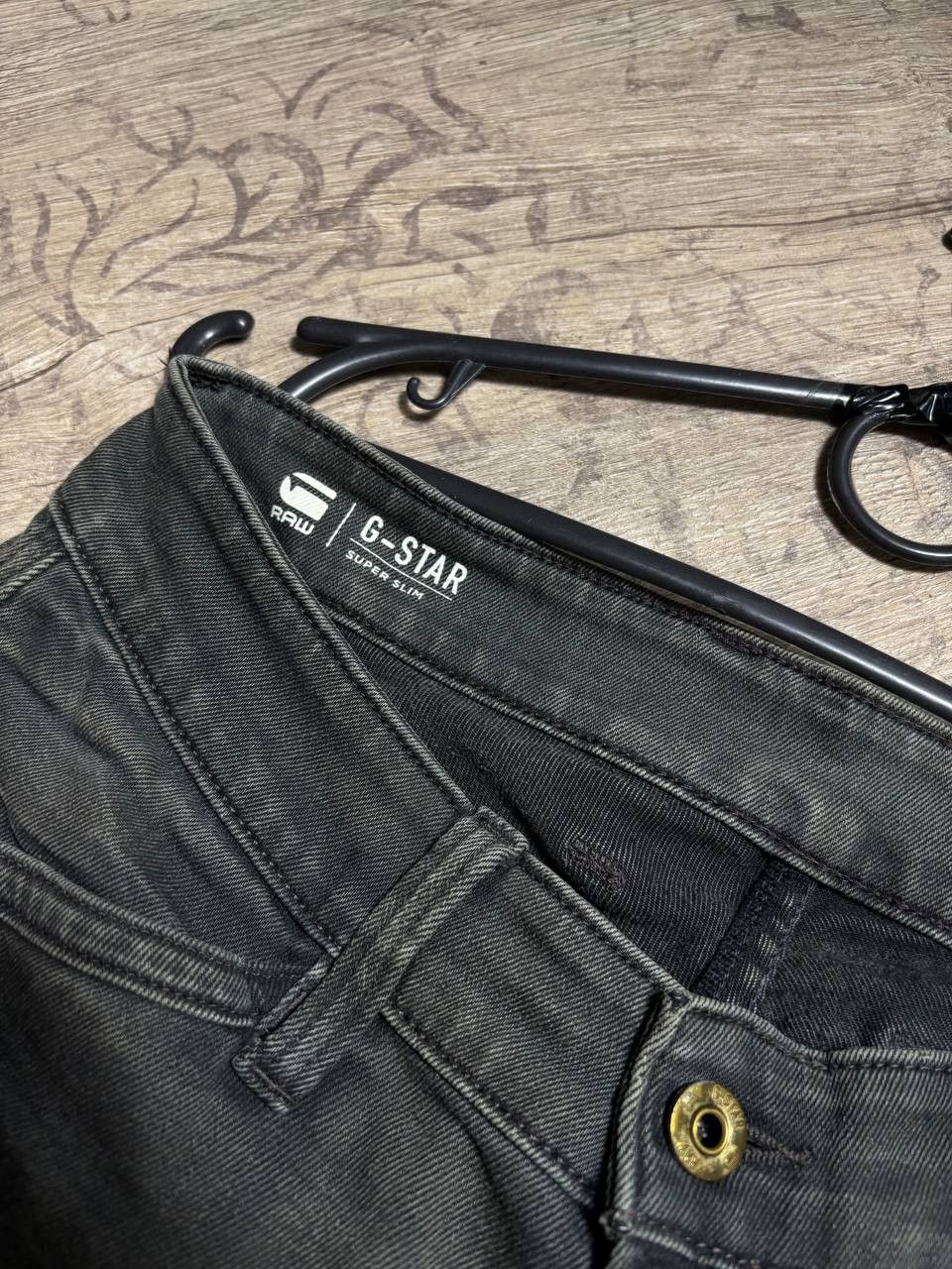 G-Star G-Star CRAZY Skinny Dirty Faded Distressed Jeans Y2K Size US 29 - 7 Thumbnail