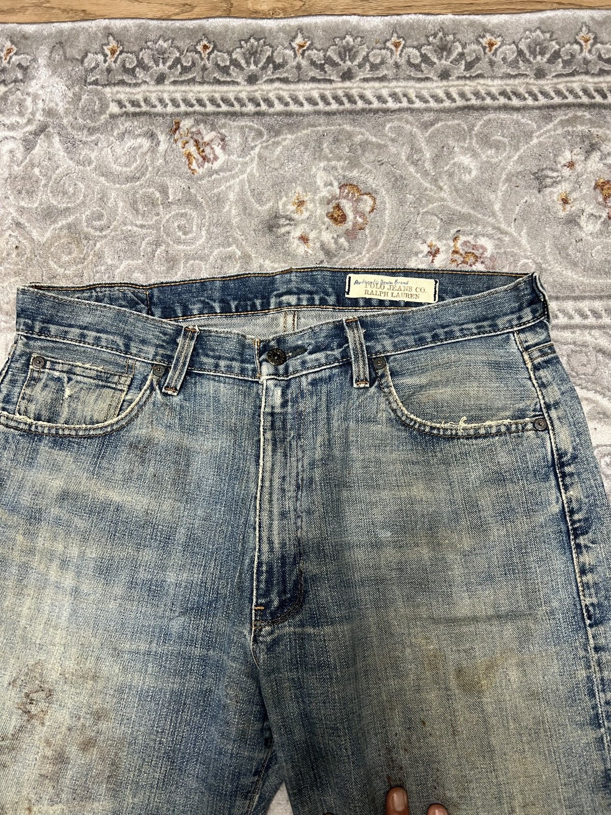 Designer × Polo Ralph Lauren POLO RALPH LAUREN THOMPSON JEANS DENIM Size US 36 / EU 52 - 8 Thumbnail