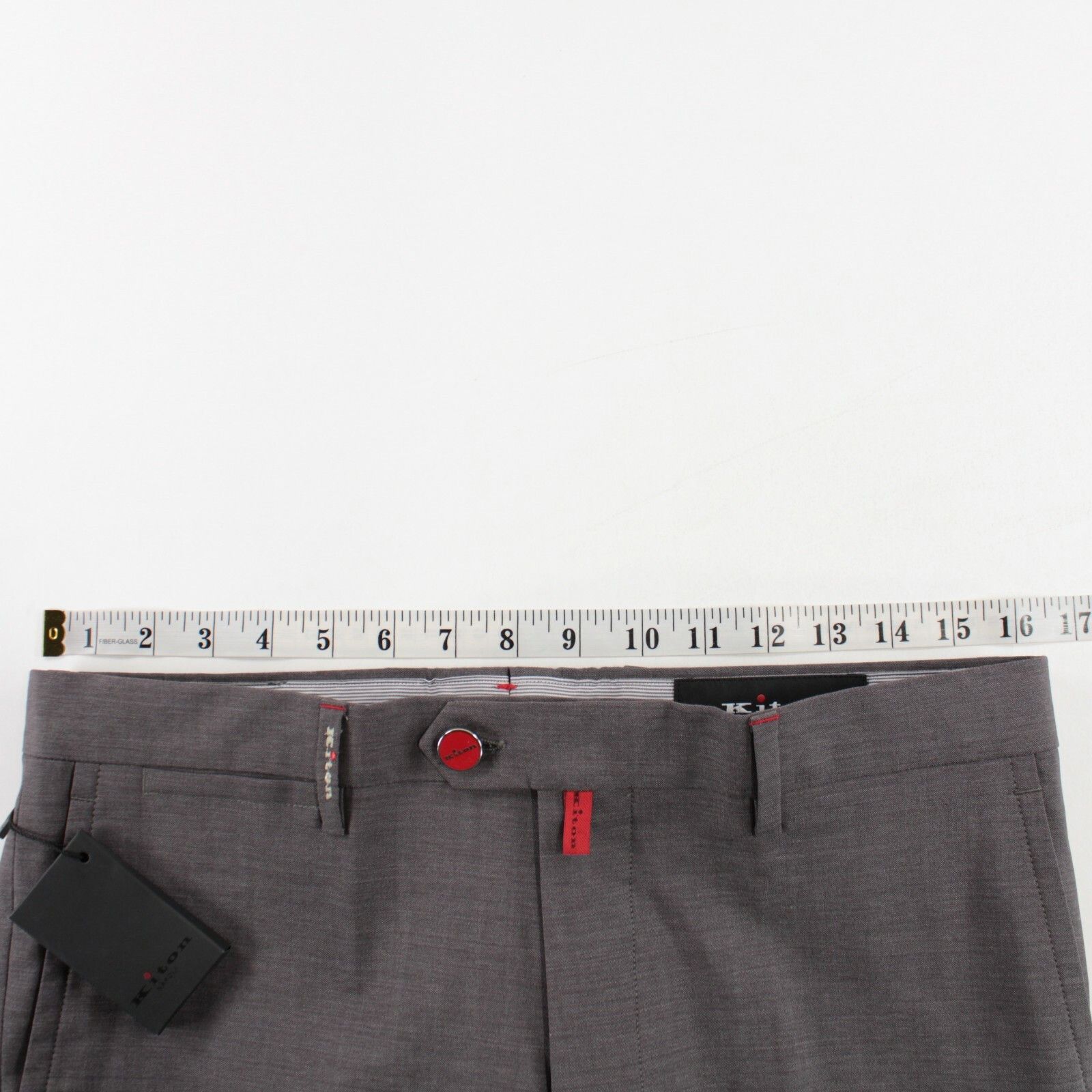Kiton Kiton New with tags Dress Pants Size 33 US In Gray Size US 33 - 5 Thumbnail