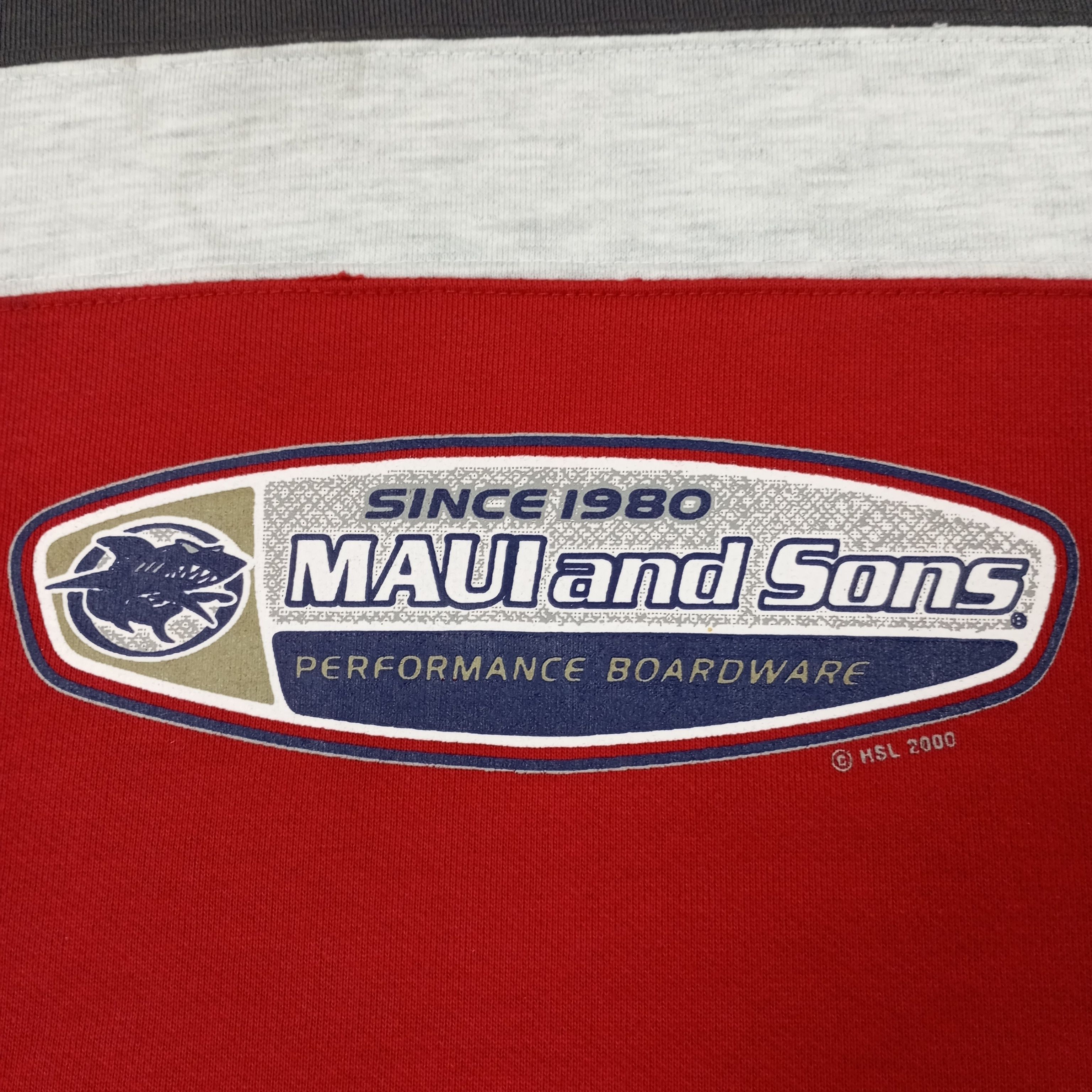 Vintage Maui and Sons Surfing Style Sweatshirt c251n26 Size US S / EU 44-46 / 1 - 2 Thumbnail