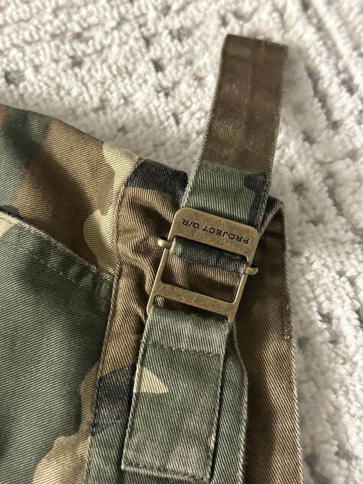 PROJECT G/R Project G/R Camo Layered Skirt Cargo Shorts in Green Size US 34 / EU 50 - 4 Thumbnail
