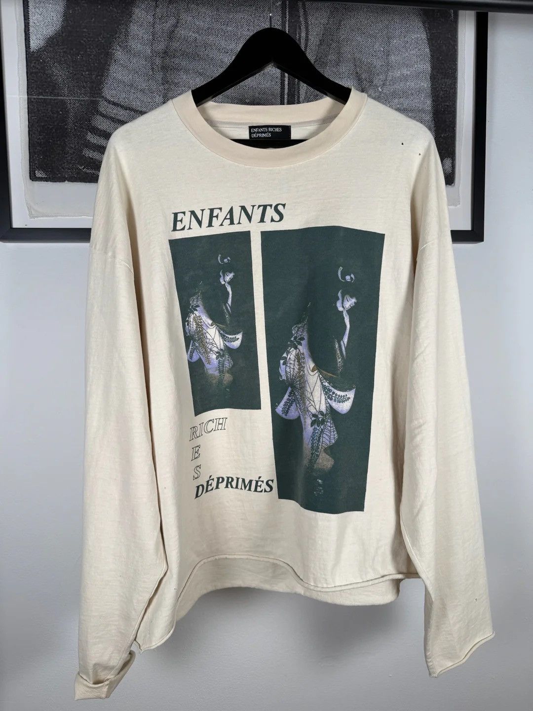 Enfants Riches Deprimes 🚭 ICONIC 🚭 2021 “GEISHA” LONG SLEEVE VINTAGE EFFECT SHIRT Size US M / EU 48-50 / 2 - 1 Thumbnail