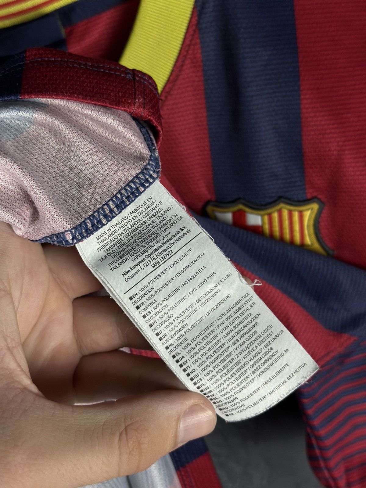 Vintage FC BARCELONA Football Shirt Jersey 2013-2014 Home Size US M / EU 48-50 / 2 - 11 Thumbnail