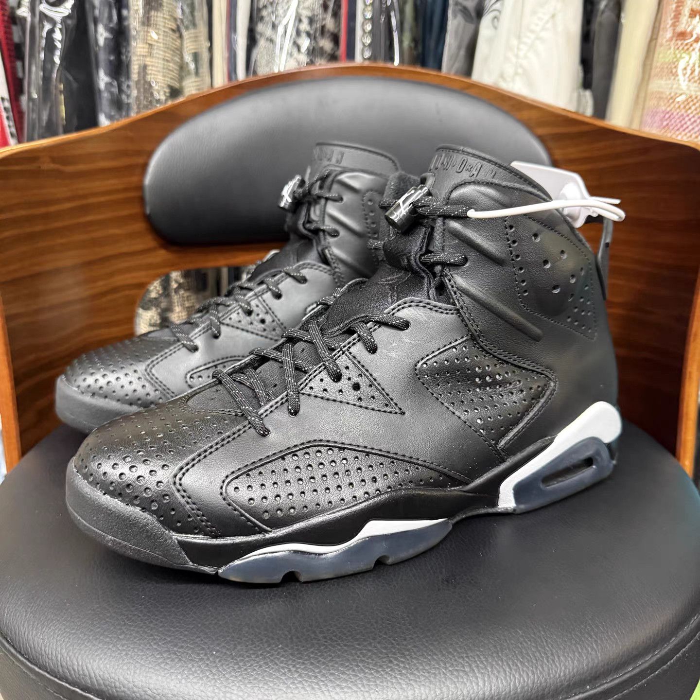 Jordan Brand Air Jordan 6 Black Cat Basketball Shoes K15 Size US 9 / EU 42 - 1 Thumbnail