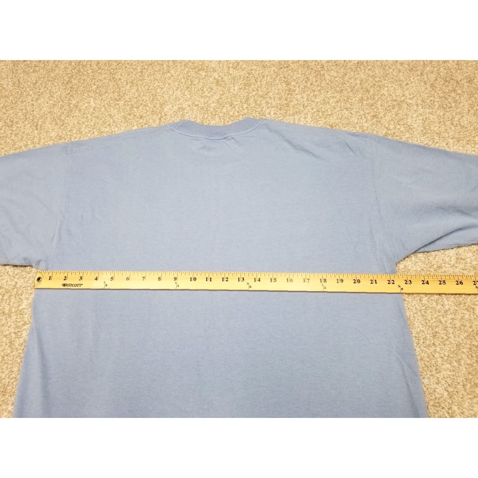 Vintage VINTAGE Bayside T-Shirt Mens XL Blue Crewneck Casual Preshrunk USA Shirt Size US XL / EU 56 / 4 - 7 Thumbnail