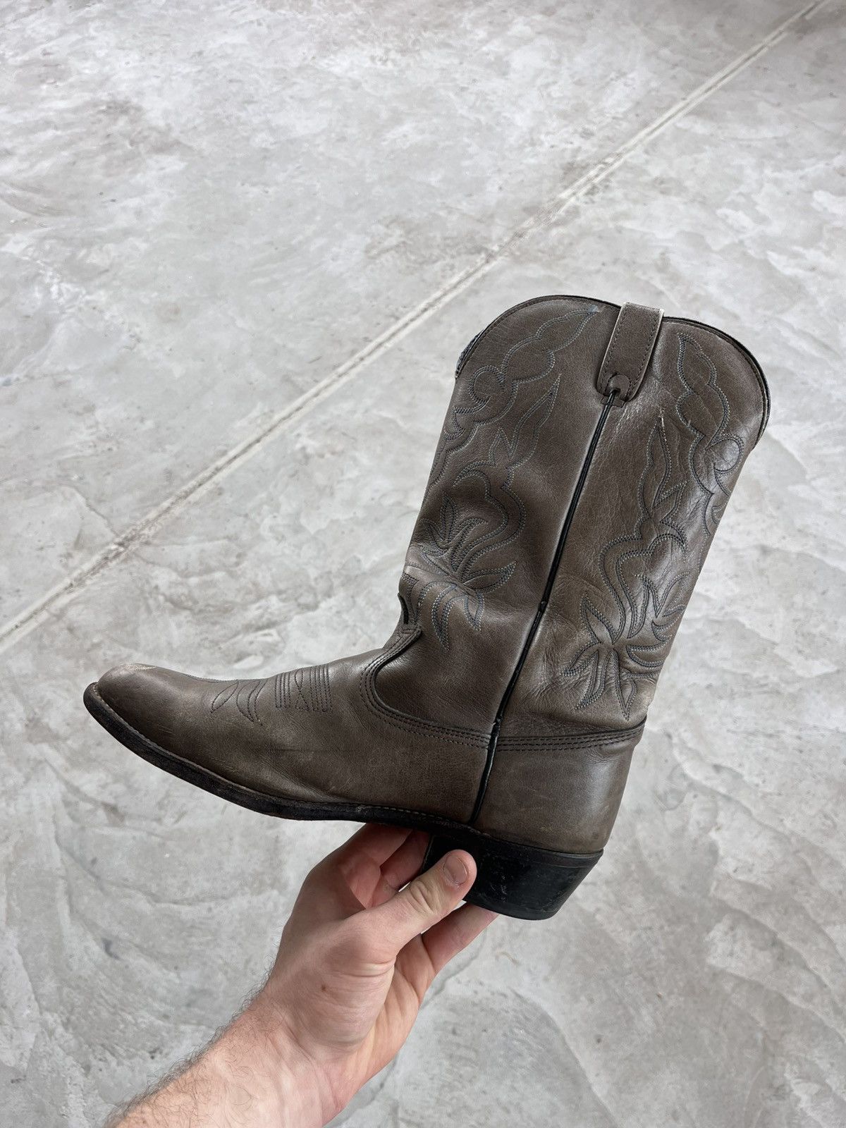 Cowboy Equipment Vintage Laredo Western Cowboy Leather Boots Rare Avant-Garde Size US 9 / EU 42 - 2 Thumbnail