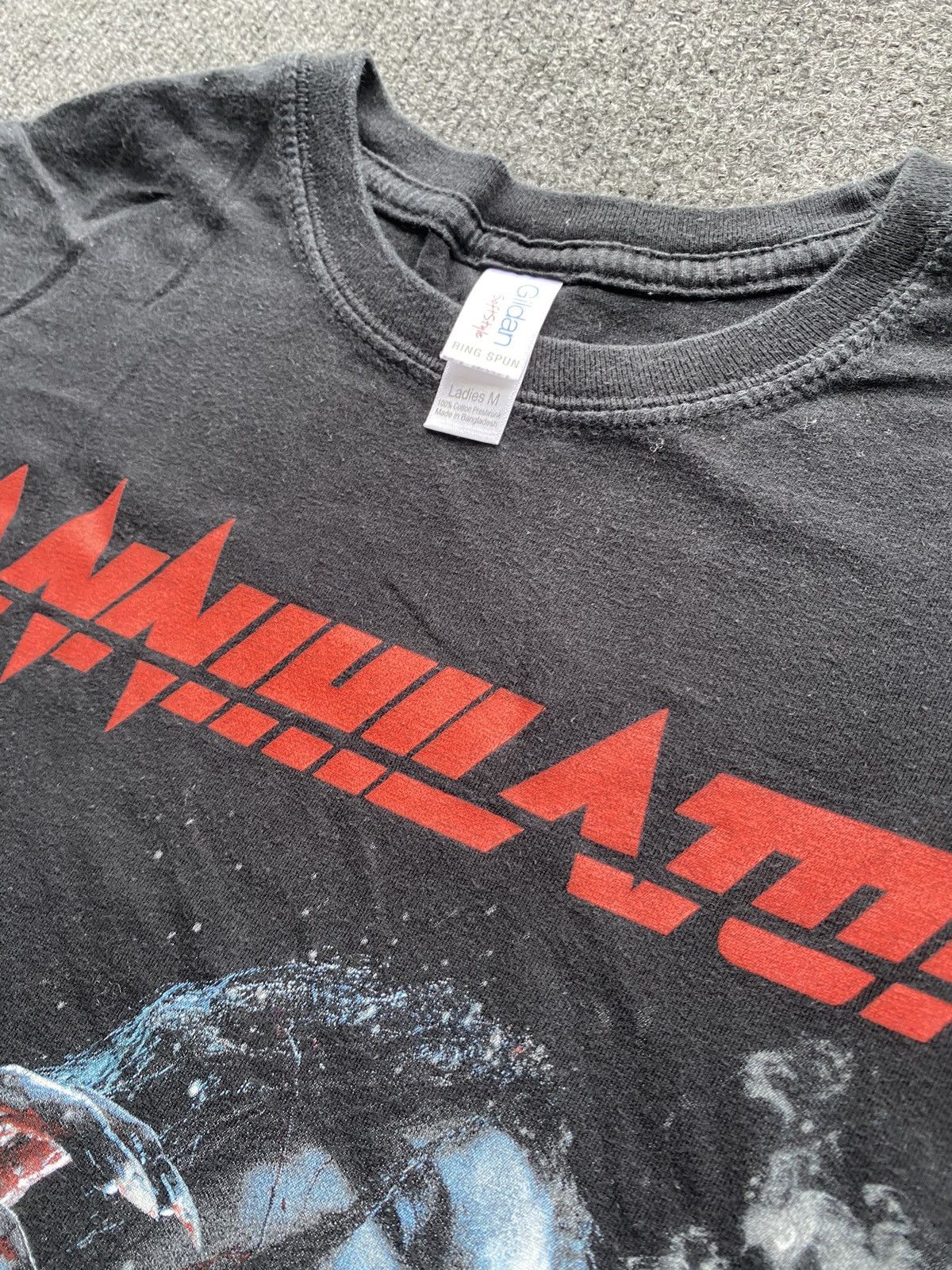 Gildan 🔥Annihilator Feast Album Band metal tee wom m size Size M / US 6-8 / IT 42-44 - 3 Thumbnail