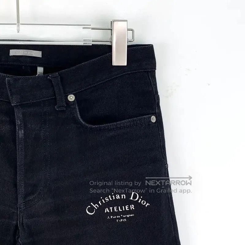 Dior Dior Black Cotton Women's Jeans . Size 28" / US 6 / IT 42 - 2 Thumbnail