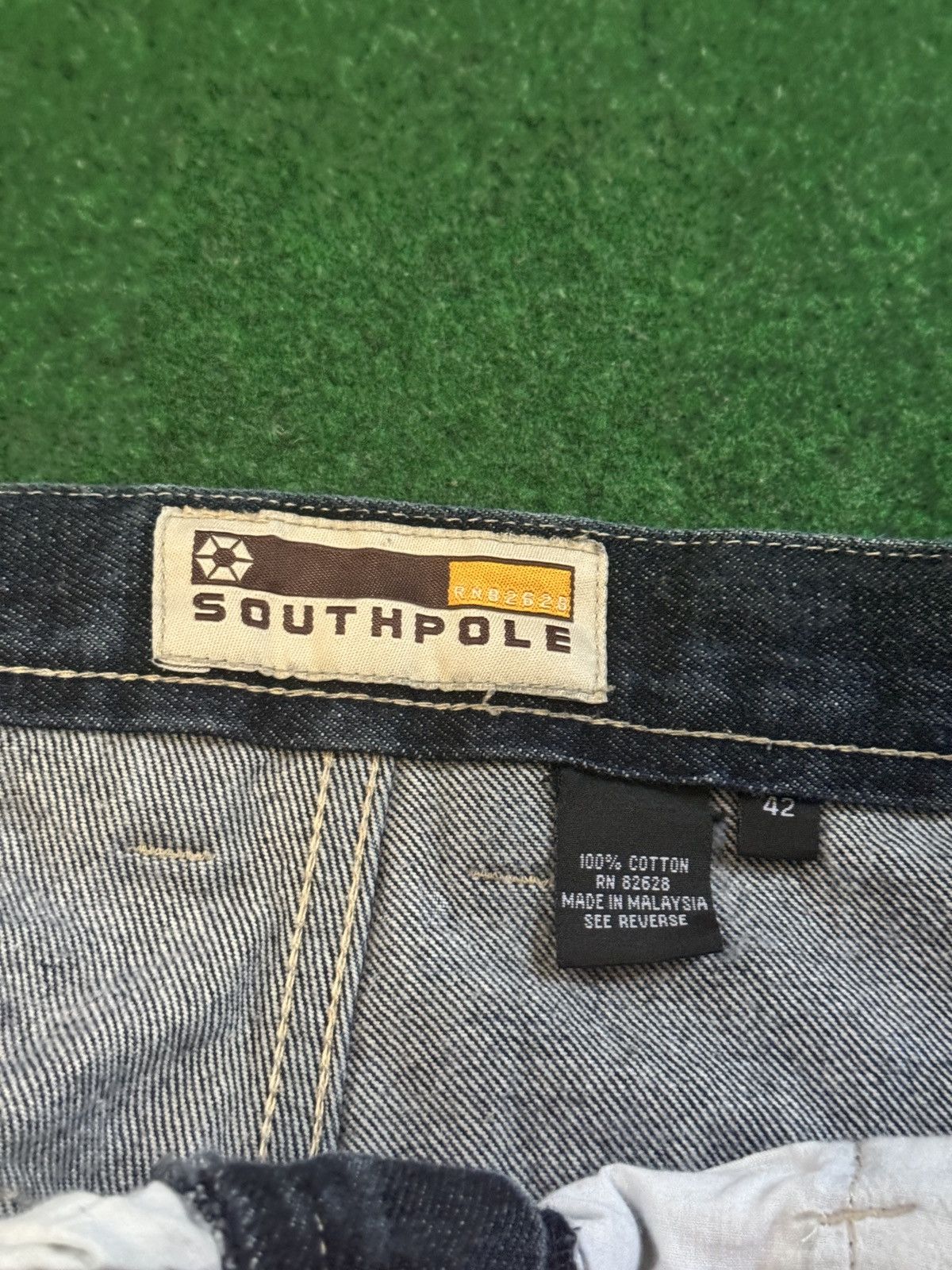 Southpole Vintage SouthPole Carpenter Jeans Dark Wash Y2k Skater Baggy Size US 42 / EU 58 - 4 Thumbnail
