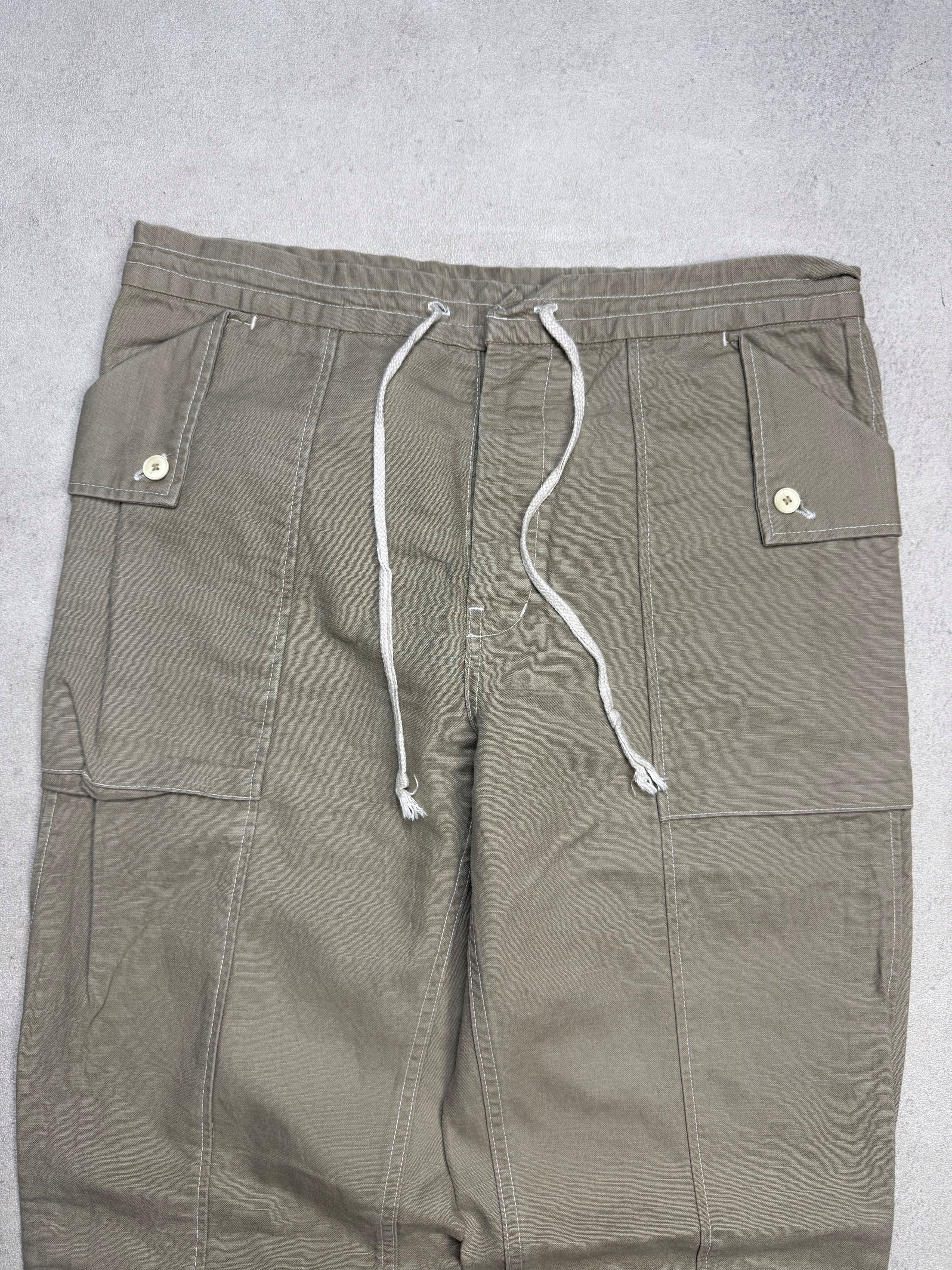 Japanese Brand PARADIS#1 Military Utility Cargo Fatigue Pants Size US 32 / EU 48 - 2 Thumbnail