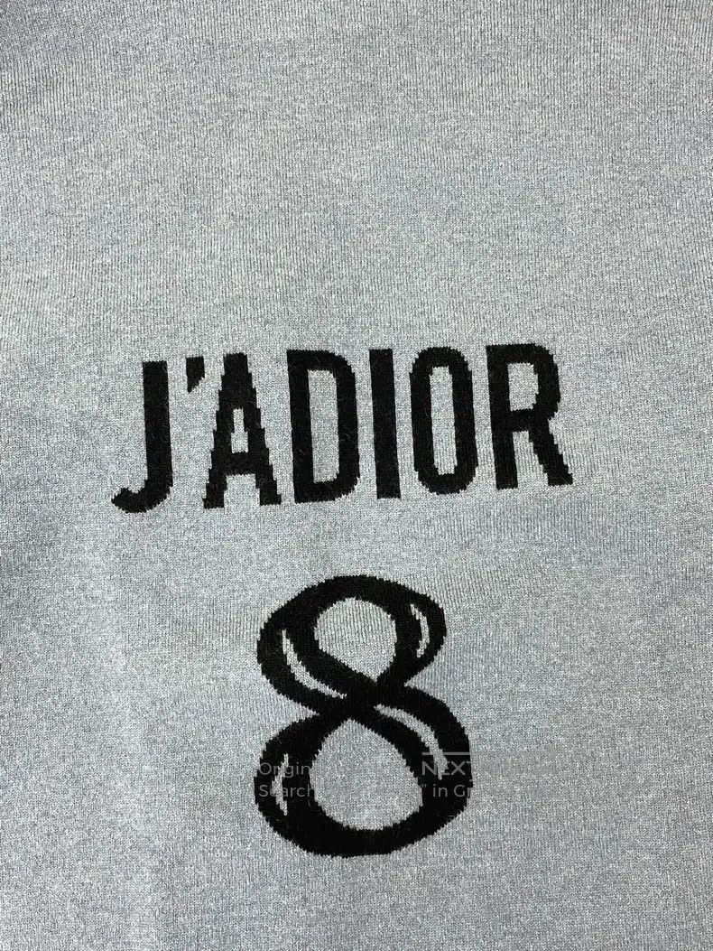 Dior Dior Blue hooded letter 8-character cashmere sweater Size XS / US 0-2 / IT 36-38 - 3 Thumbnail