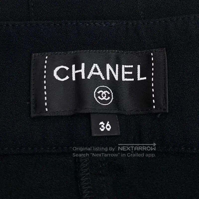 Chanel Chanel Black Casual Pants for Women . Size 22" - 6 Thumbnail