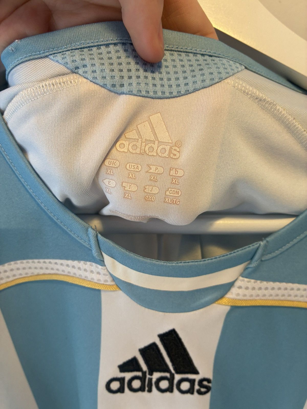 Adidas rare football jersey argentina vintage 2006/07 messi Size US XL / EU 56 / 4 - 3 Thumbnail