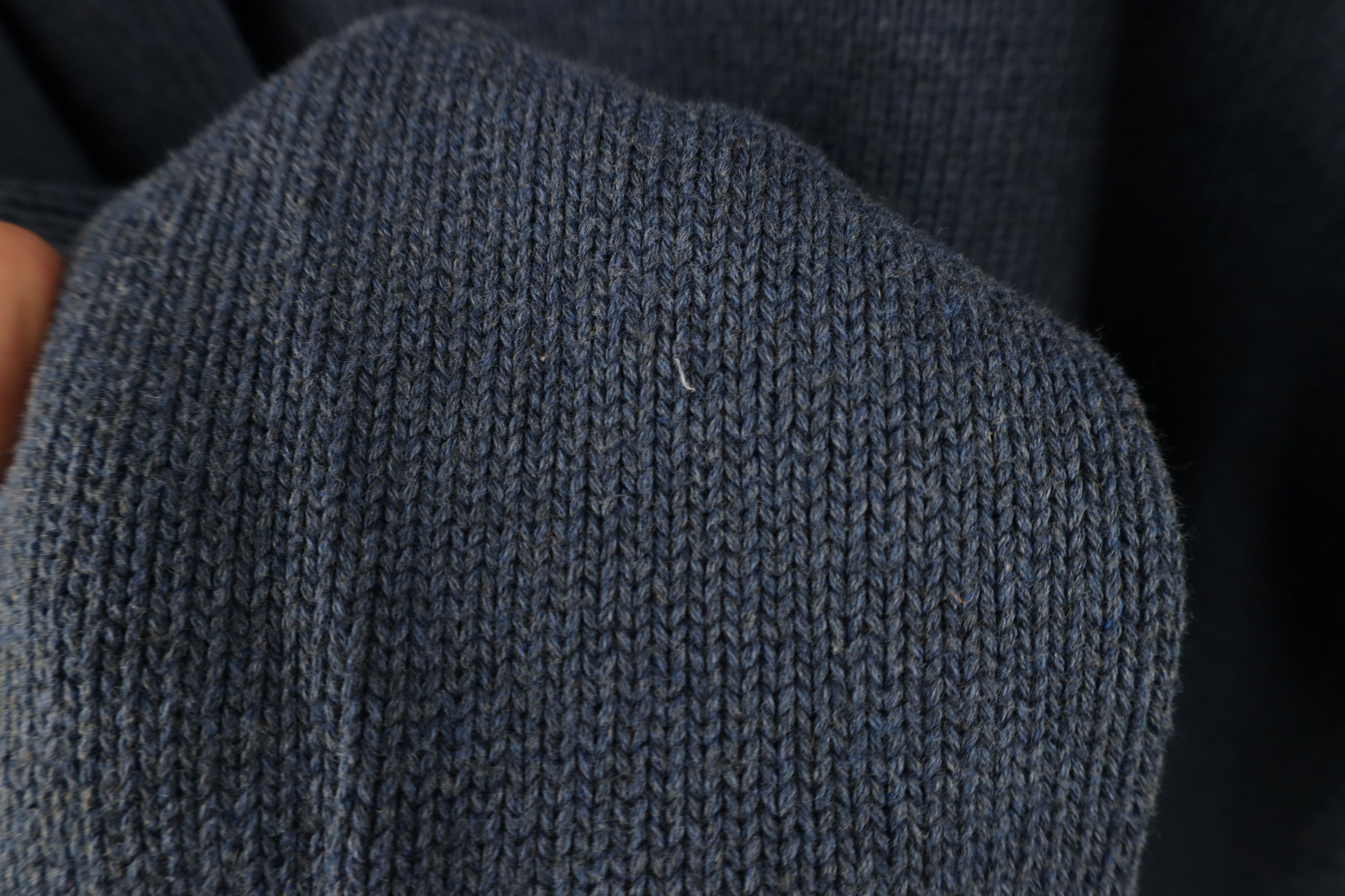 Vintage Vintage 90s Streetwear Cotton Knit Crewneck Sweater Blue Size US XL / EU 56 / 4 - 5 Thumbnail