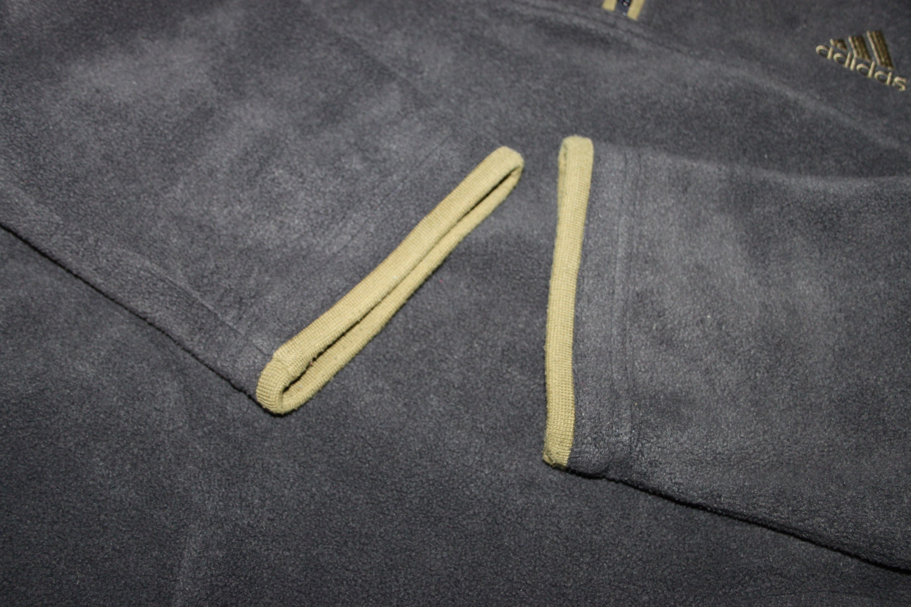 Adidas 90s Vintage Adidas Fleece Jacket Full Zip Size US L / EU 52-54 / 3 - 5 Thumbnail