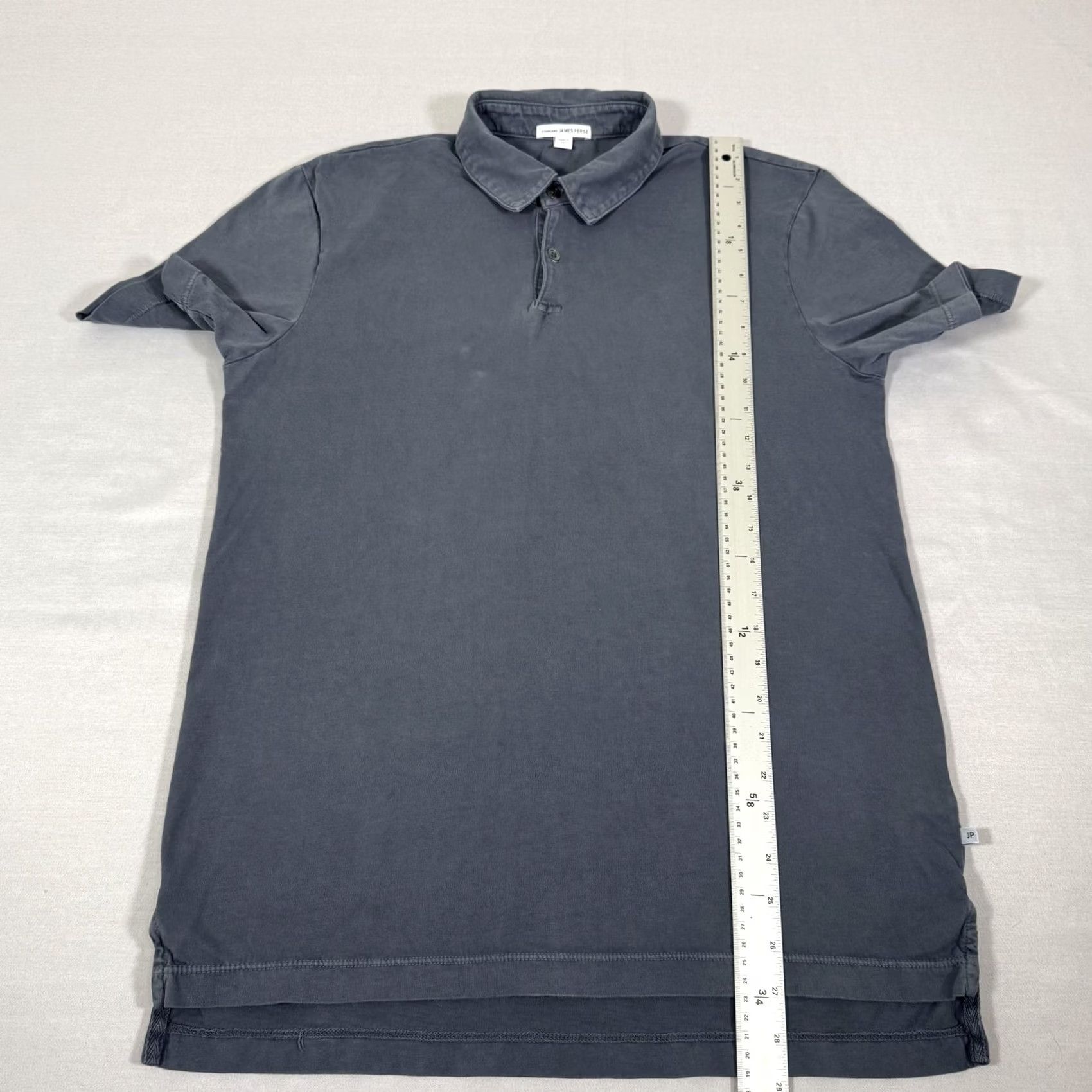 James Perse James Perse Shirt Mens Gray Polo Short Sleeve Cotton Jersey 1 Standard USA Regular Large Size US S / EU 44-46 / 1 - 7 Thumbnail