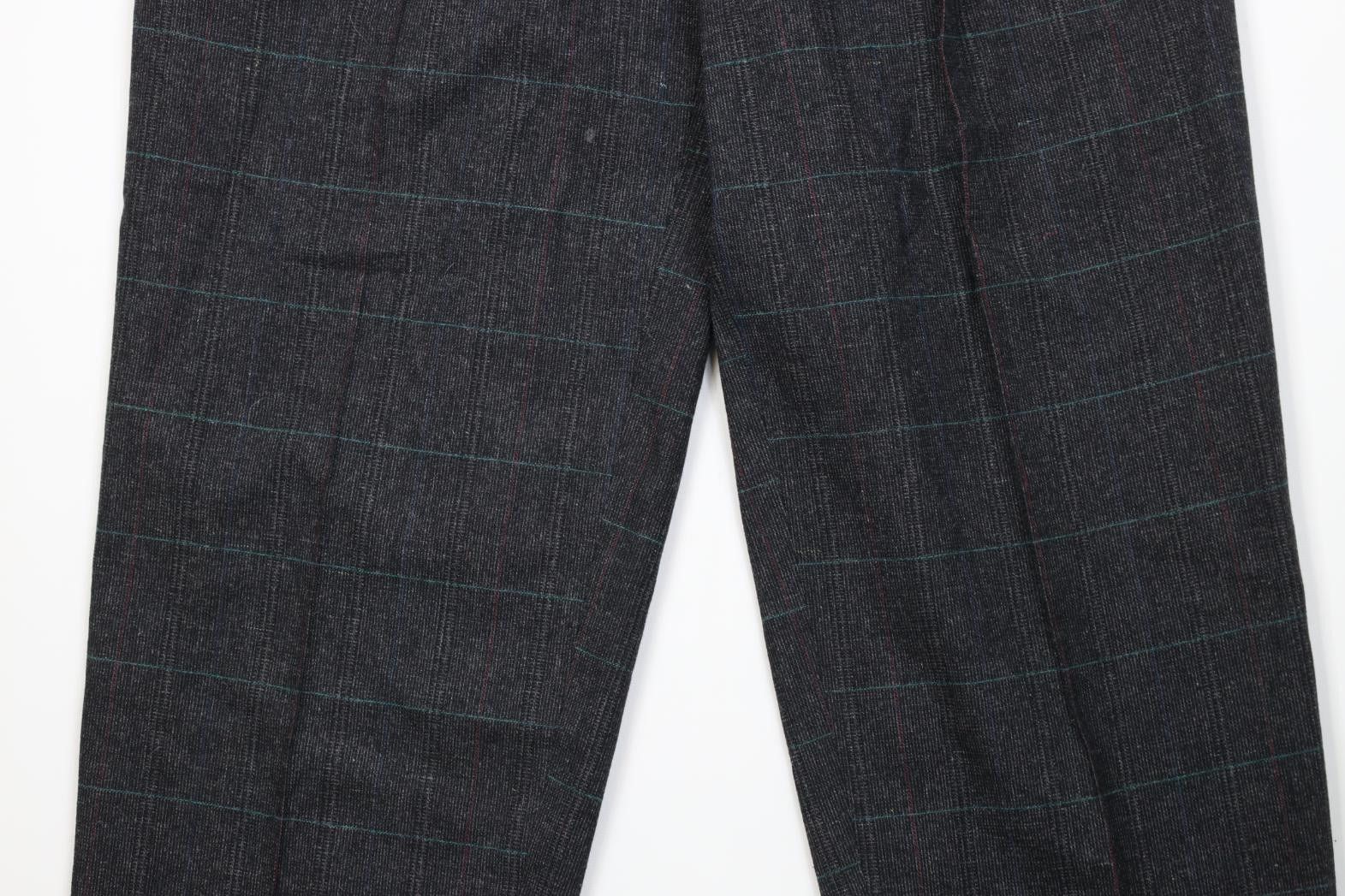 Vintage Vintage 90s Streetwear Tweed Knit Chino Pants Trousers Plaid Size US 32 / EU 48 - 3 Thumbnail