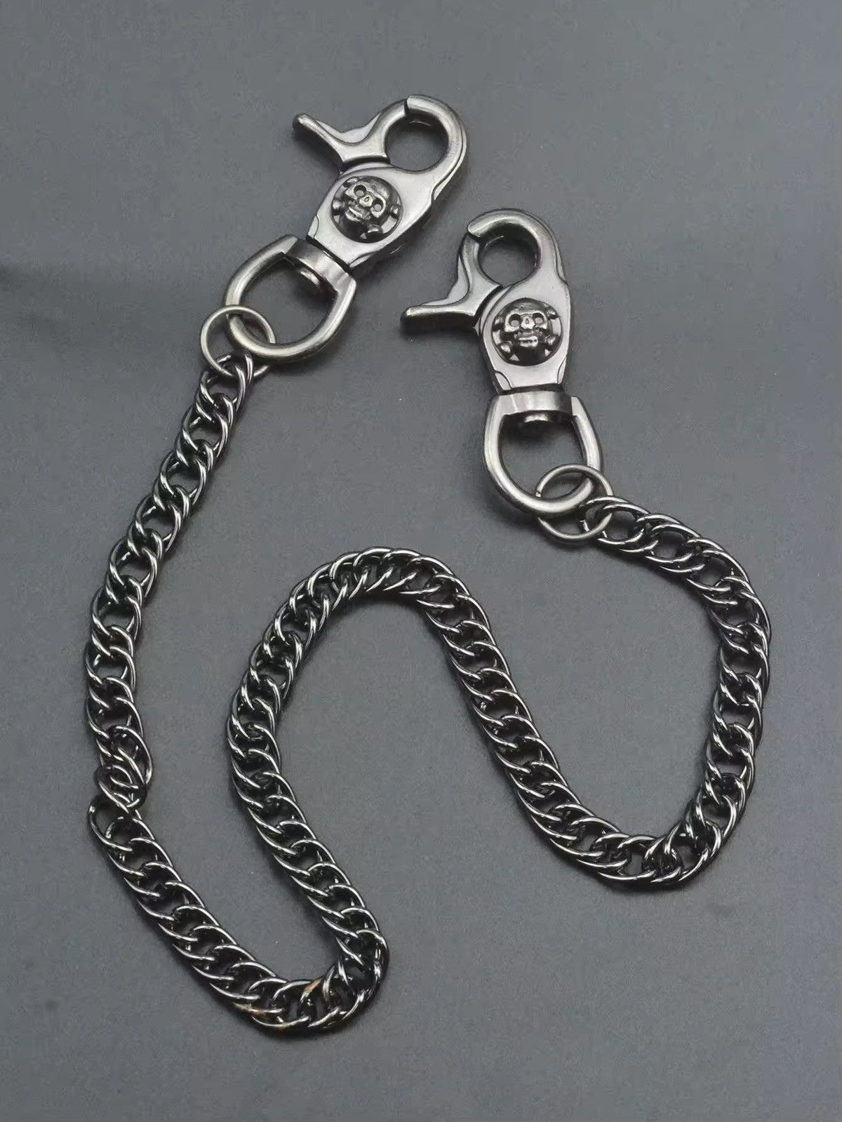 Jewelry Skull Head Clip Pant Chain Size ONE SIZE - 2 Thumbnail