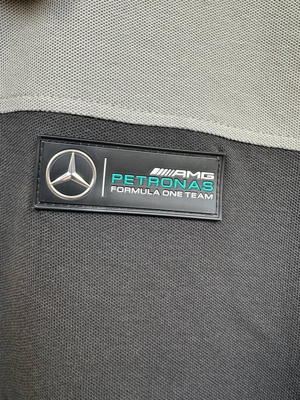 Mercedes-Benz Mercedes AMG Petronas Formula One Team Polo Shirt Grey/Black Size US S / EU 44-46 / 1 - 7 Thumbnail