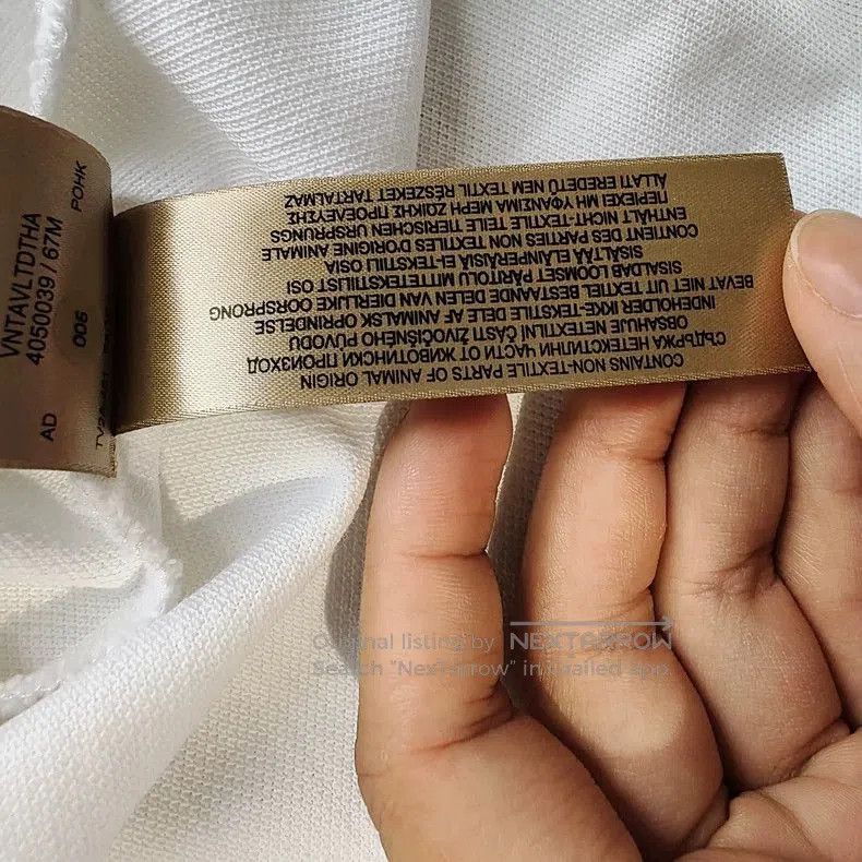 Burberry Burberry White Polo Shirt Unisex. Size US L / EU 52-54 / 3 - 9 Thumbnail