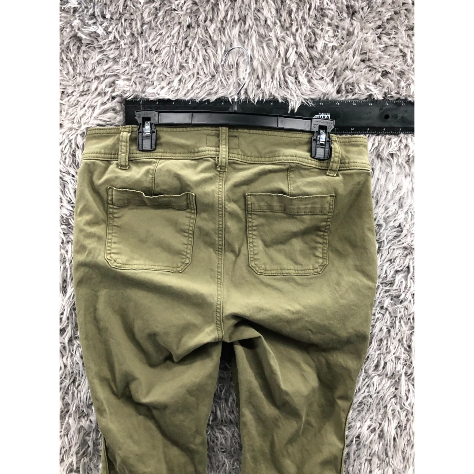 Torrid Torrid Skinny Ankle Pants Womens Size 12 Green Mid Rise Casual Formal Size 34" / US 12 / IT 48 - 6 Thumbnail