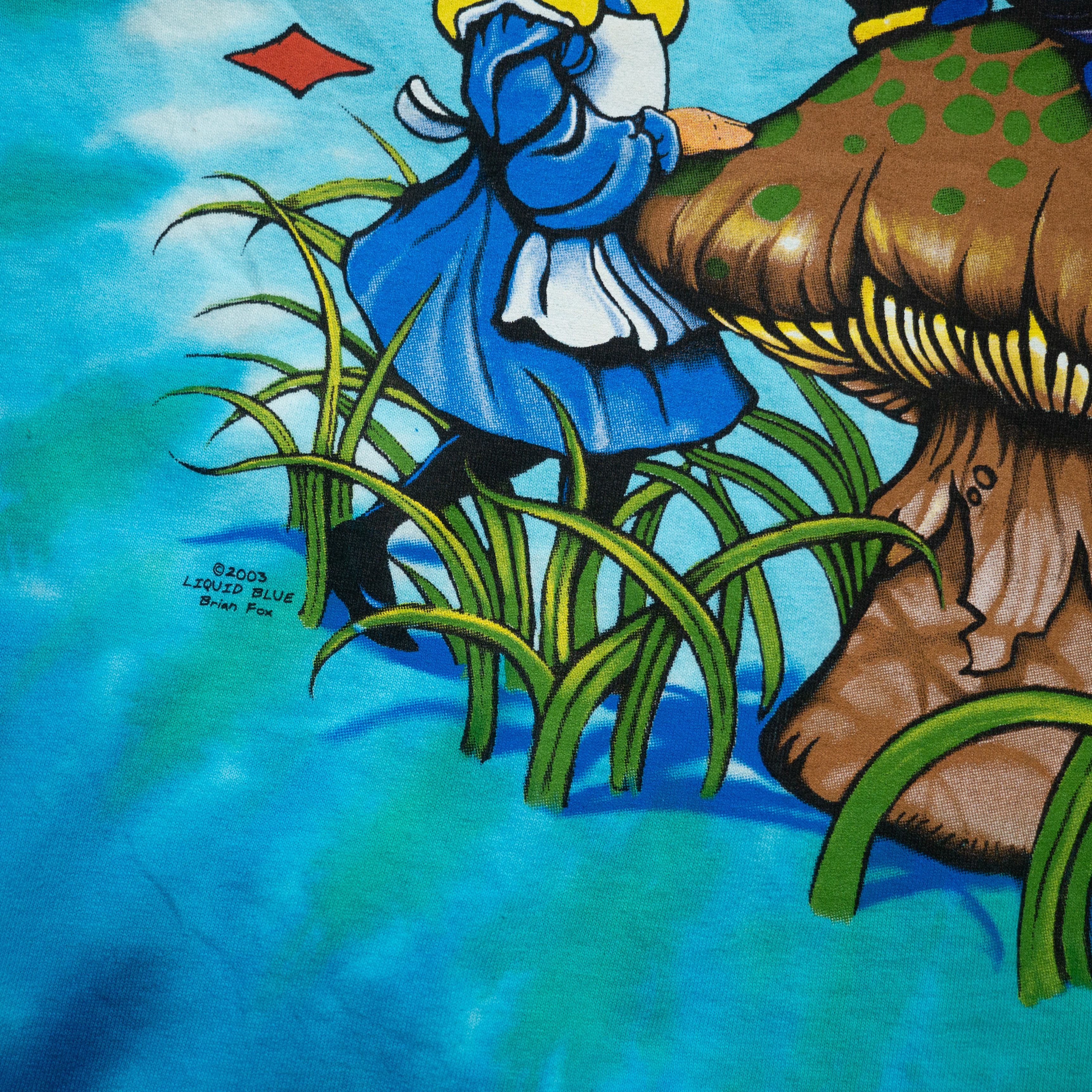 Liquid Blue × Vintage Vintage Liquid Blue Alice in Wonderland Deadstock T-shirt XL Size US XL / EU 56 / 4 - 5 Thumbnail