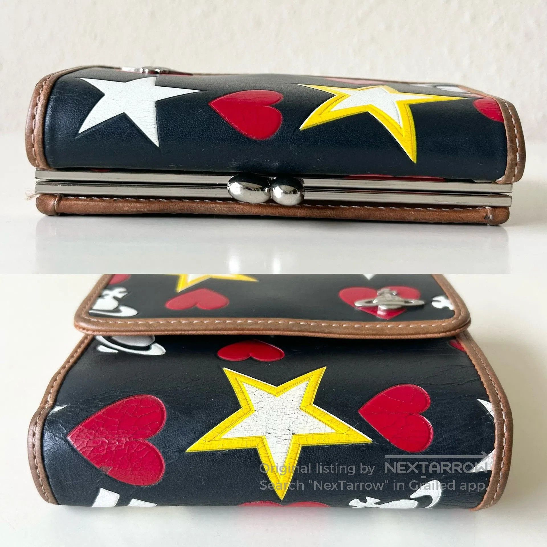 Vivienne Westwood Vivienne Westwood Star Heart Saturn Card Wallet. Size ONE SIZE - 4 Thumbnail