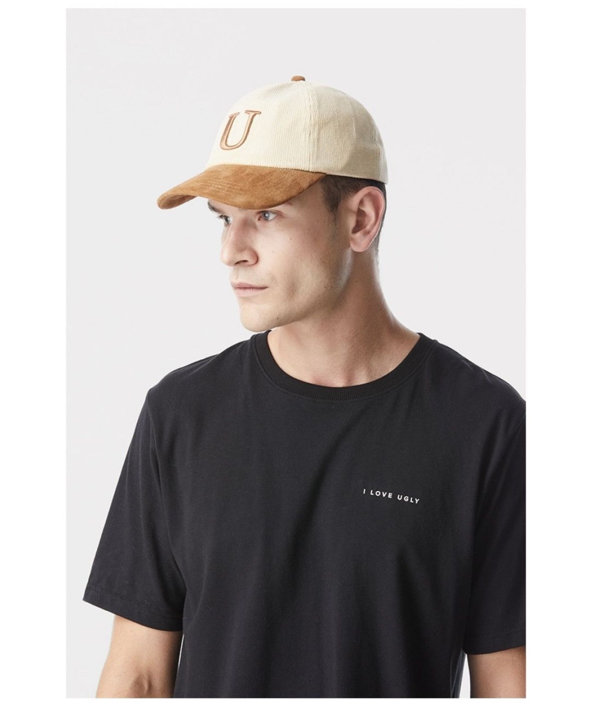 I Love Ugly U Porter Cap Tan Suede Size ONE SIZE - 2 Thumbnail