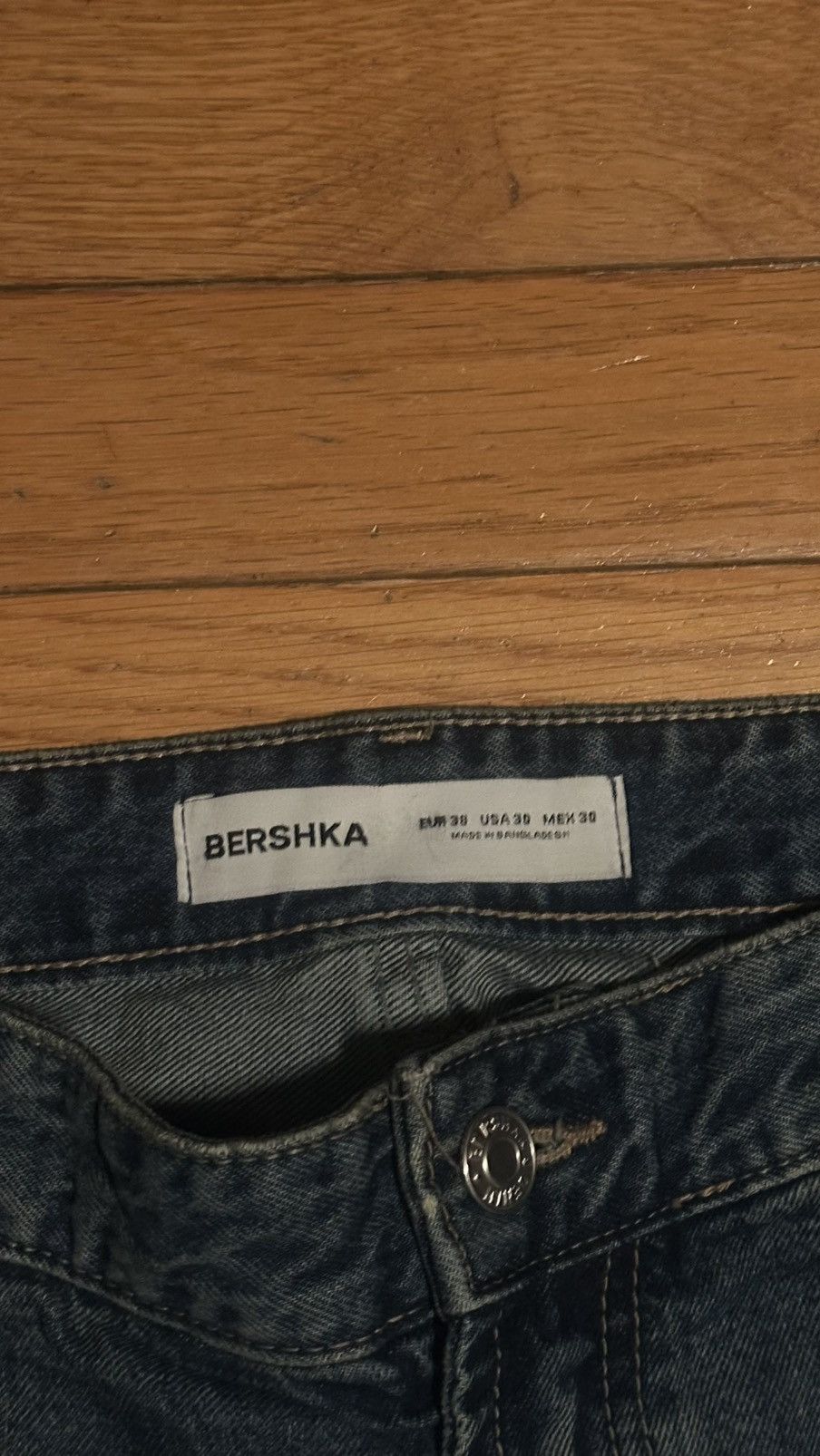 Bershka Bershka Blue Denim Jeans Size US 30 / EU 46 - 3 Thumbnail