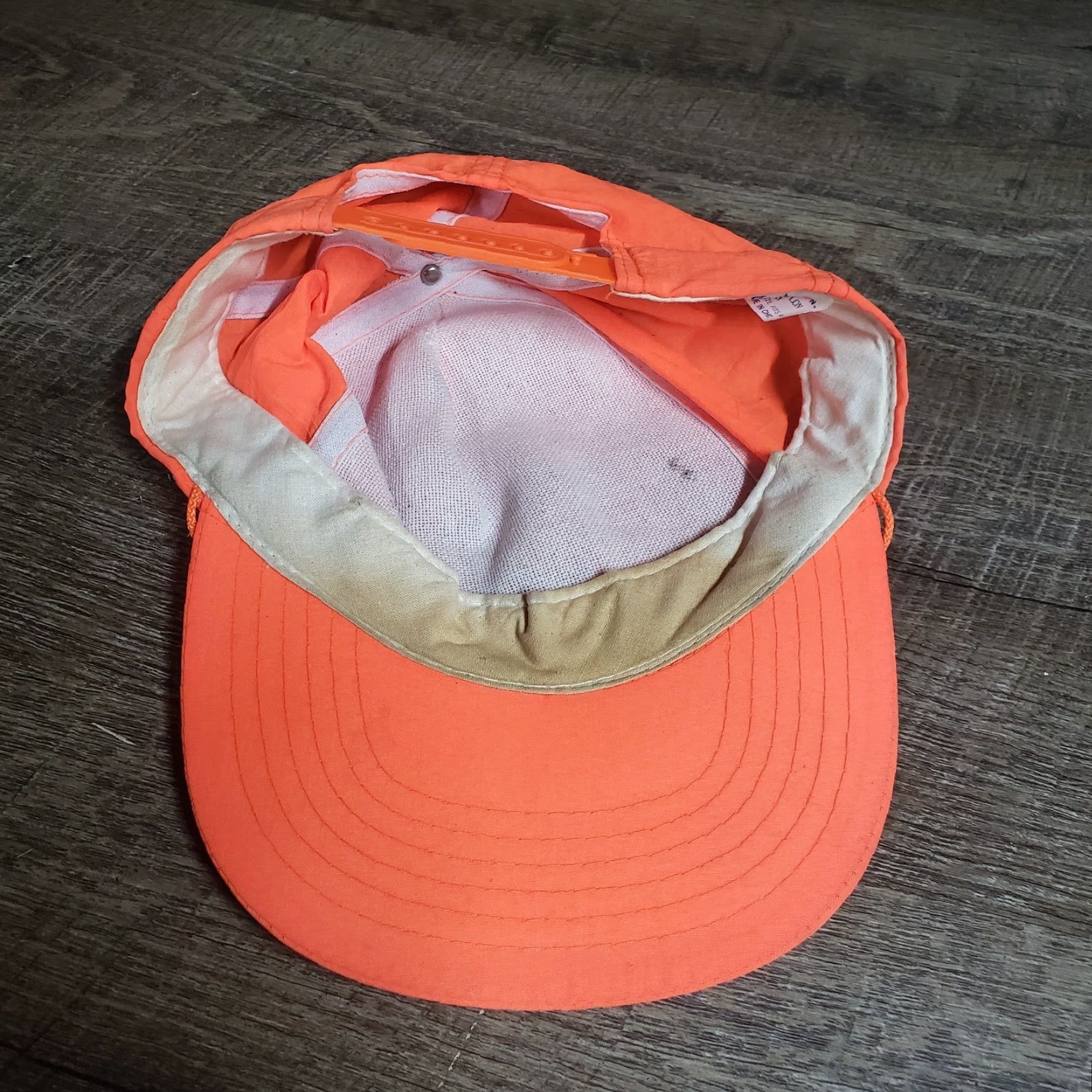 Vintage VINTAGE Hat Morgan Automobiles Group Car Club Autumn Mog XII Adjustable Orange Men Hat Cap Size ONE SIZE - 6 Thumbnail