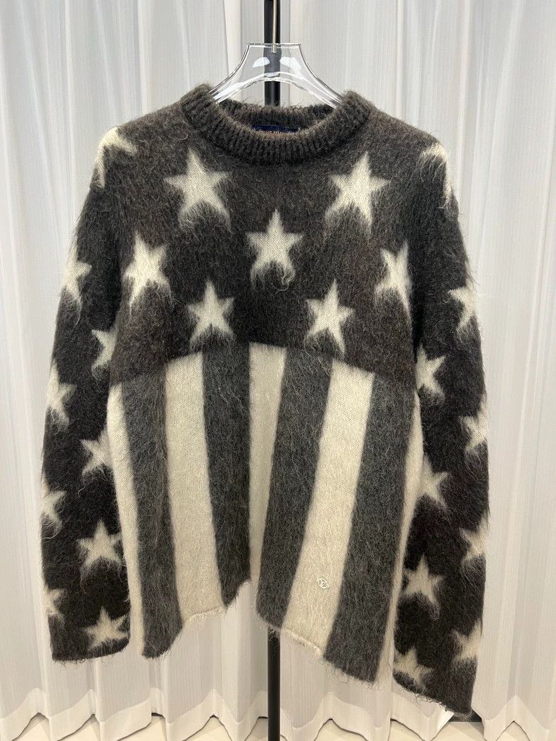Louis Vuitton Louis Vuitton Star Pattern Mohair Sweater-yf Size US L / EU 52-54 / 3 - 1 Thumbnail
