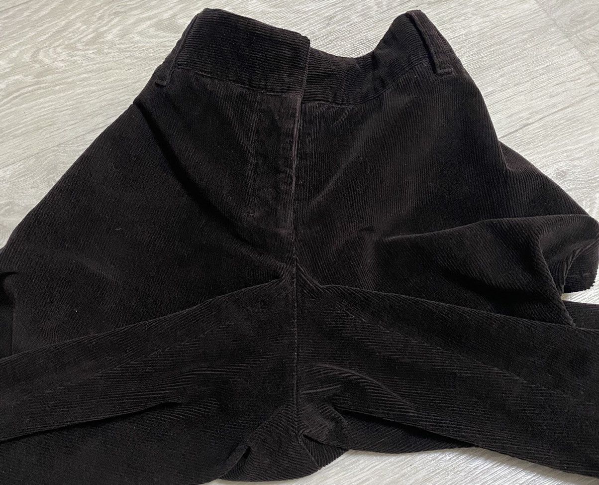 Prada Vintage Prada Linea Rossa Brown Corduroy Velvet Loose Pants Size 30" / US 8 / IT 44 - 23 Thumbnail