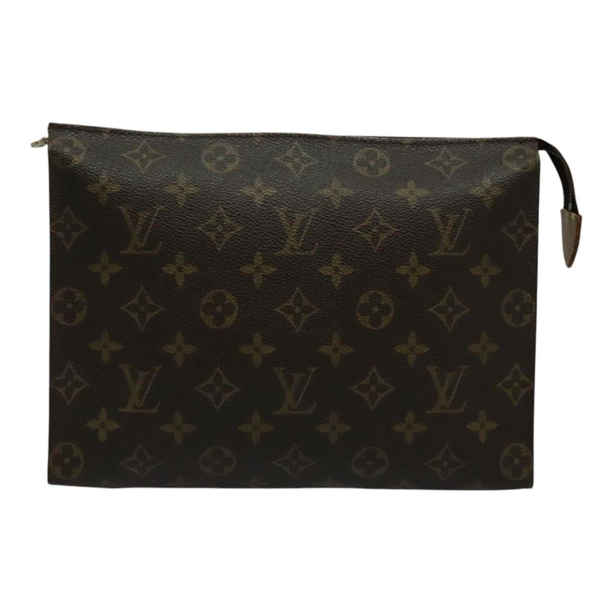 Louis Vuitton Poche Toilette Brown Canvas Clutch Bag (Pre-Owned) Size ONE SIZE - 1 Thumbnail