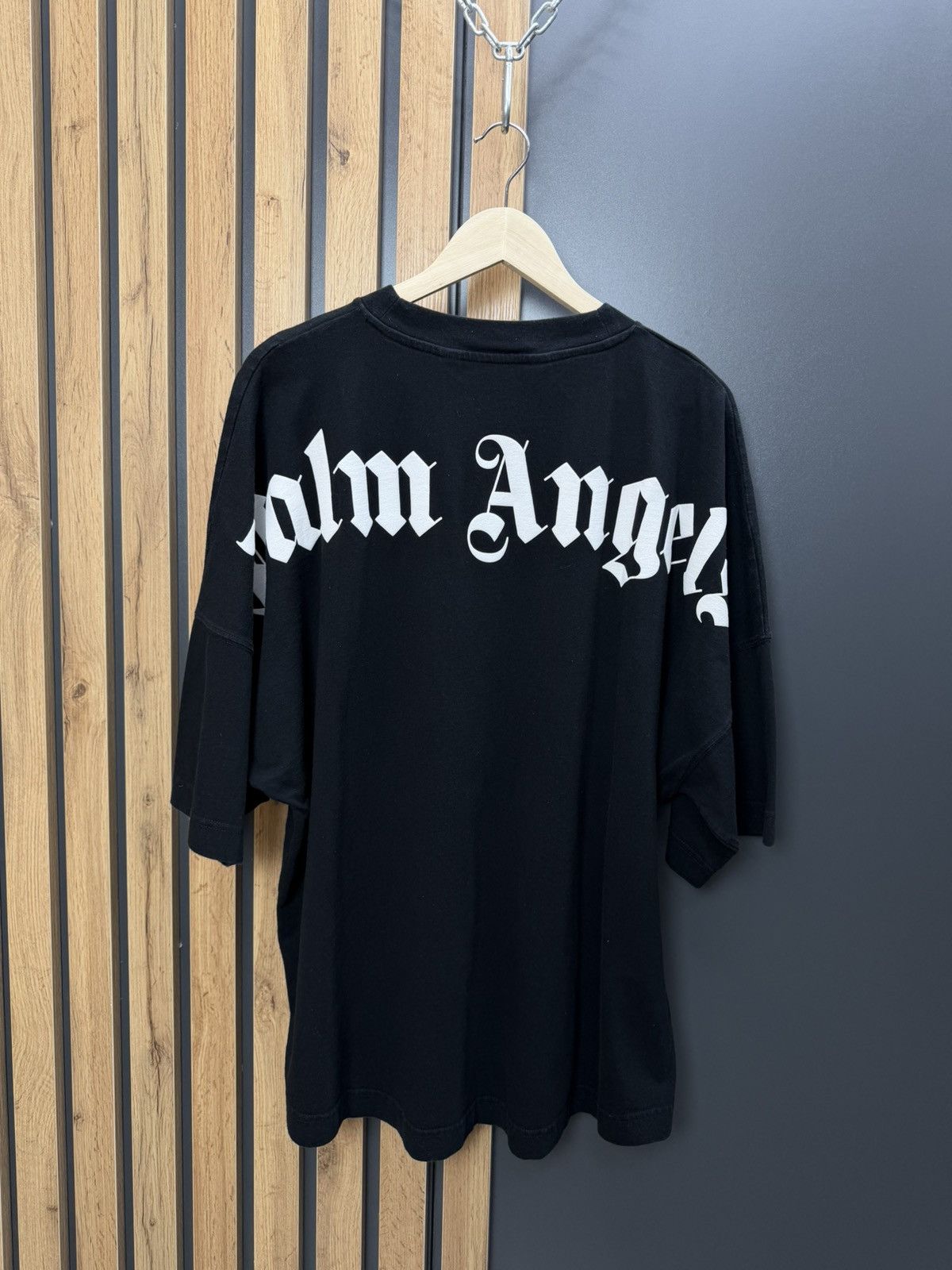 Palm Angels Palm Angels Oversized Back Logo T-Shirt Black Size US XL / EU 56 / 4 - 1 Thumbnail