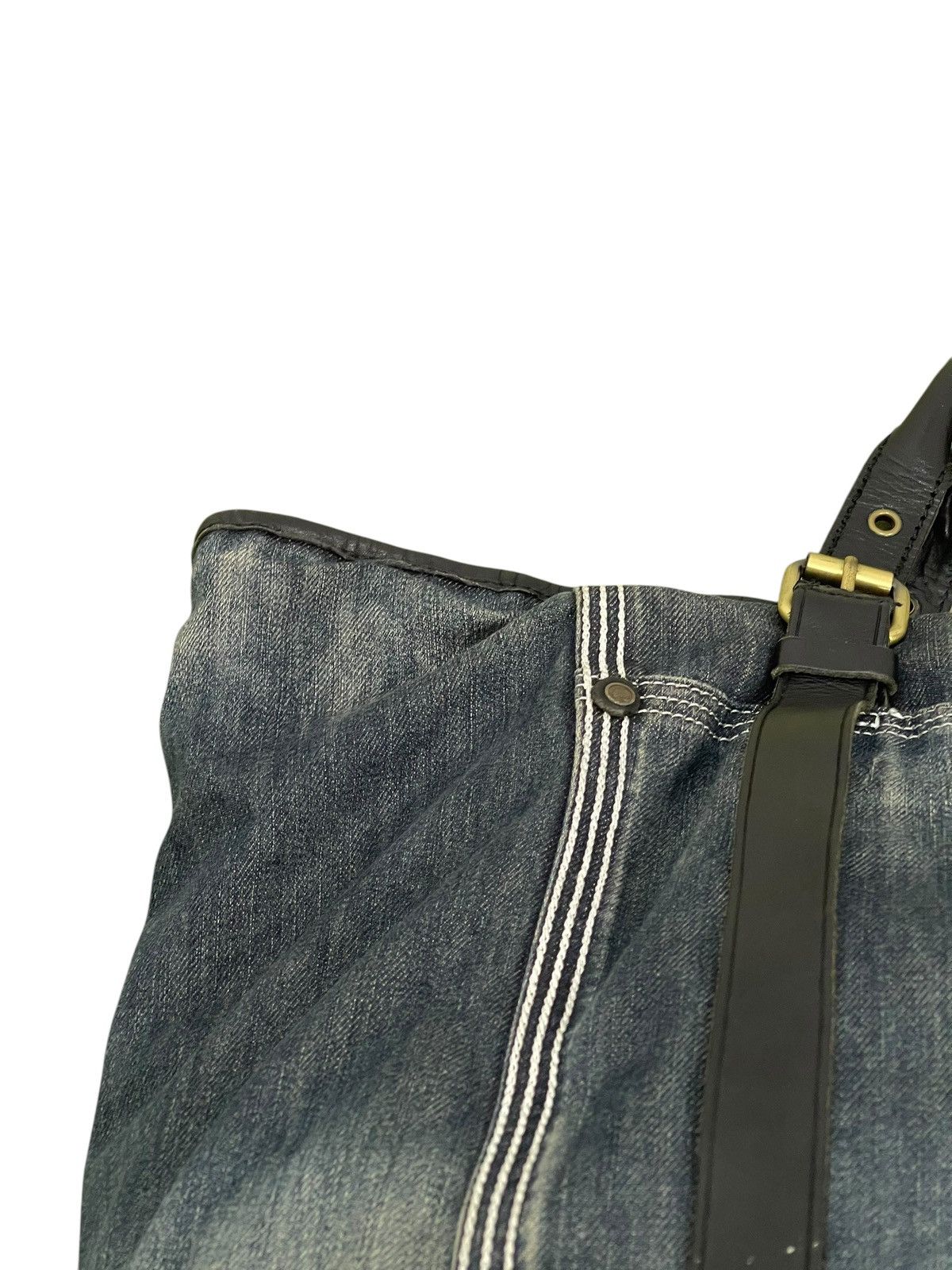Diesel Leather Denim Vtg Y2k Diesel Industry Tote Shoulder Bag 1🟩2 Size ONE SIZE - 21 Thumbnail